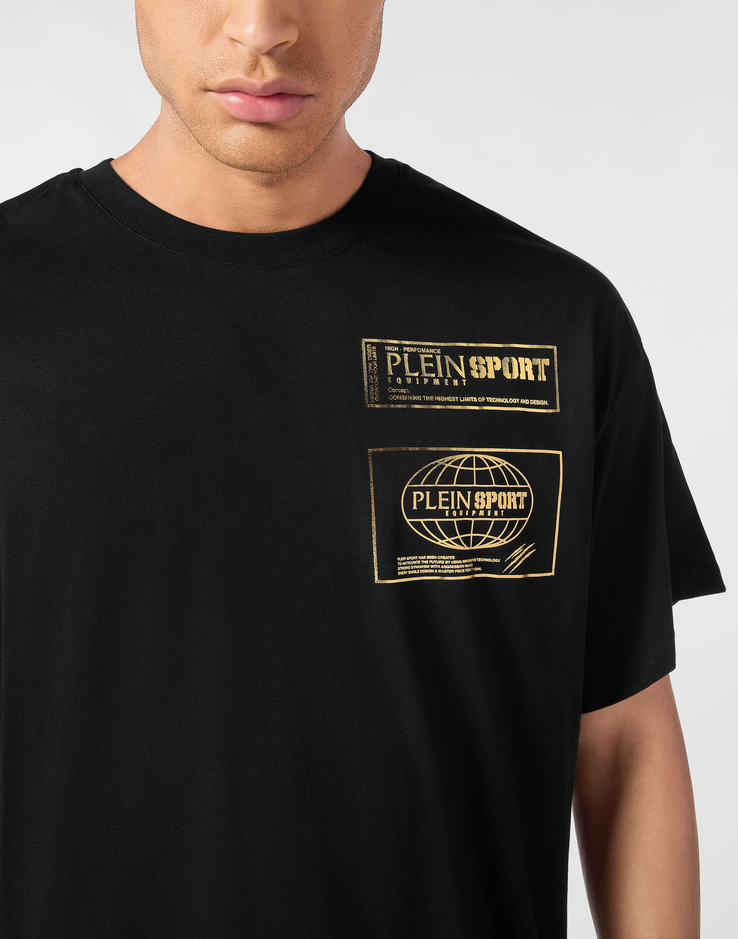 PLEIN SPORT T-Shirt »Cotton Round Neck T-Shirt Hyper Sport«