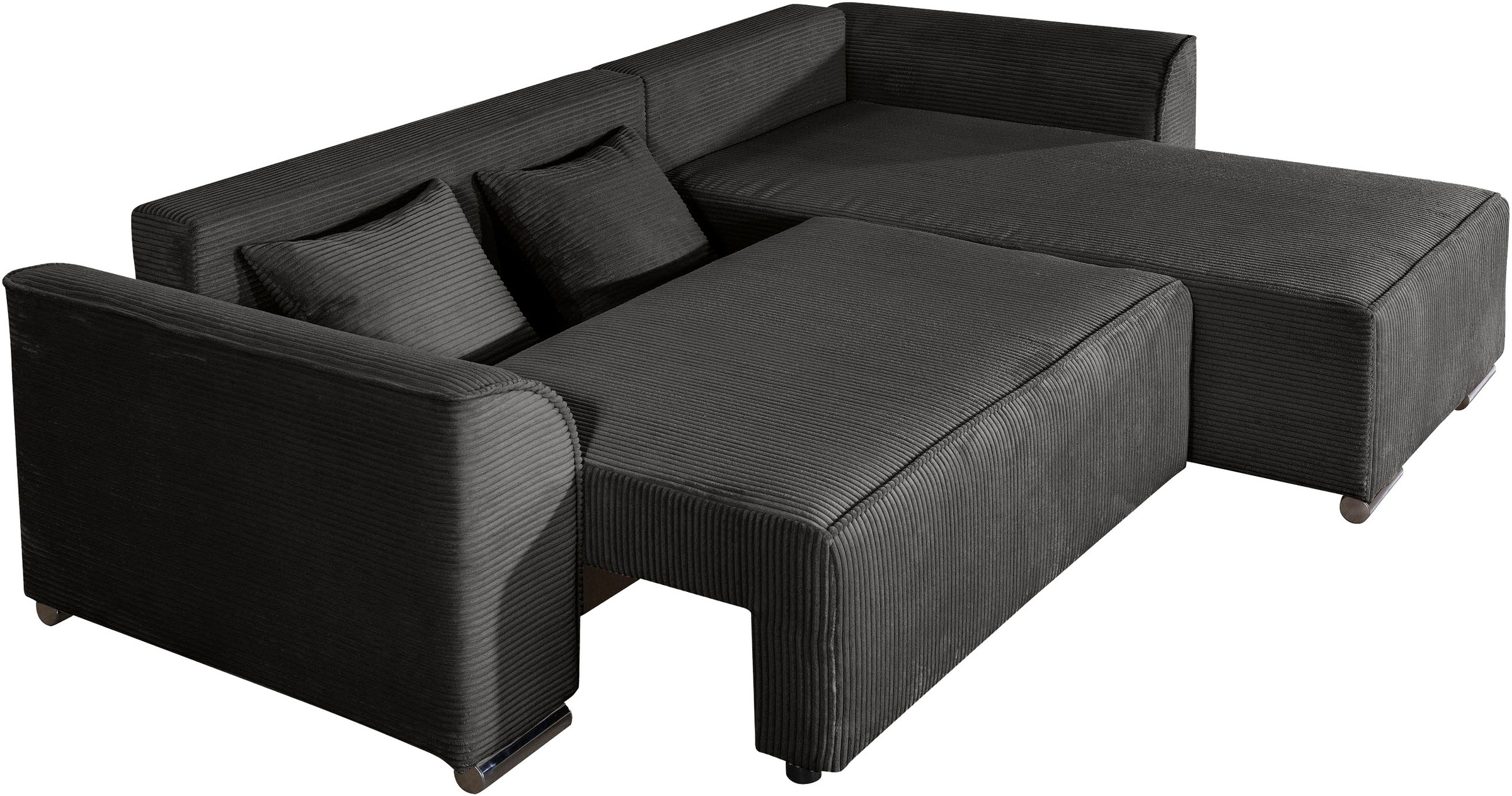 COLLECTION AB Ecksofa »Sara Ecke« Eckfsofa,Bettfunktion,Bettkasten,Bonnelfederkern,wahlweise mit Topper