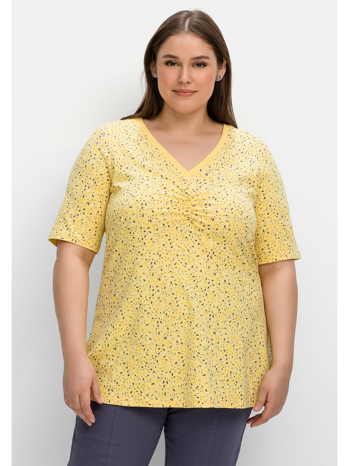 Sheego | BAUR mit Longshirt »Große kaufen Minimal-Alloverdruck Größen«, für