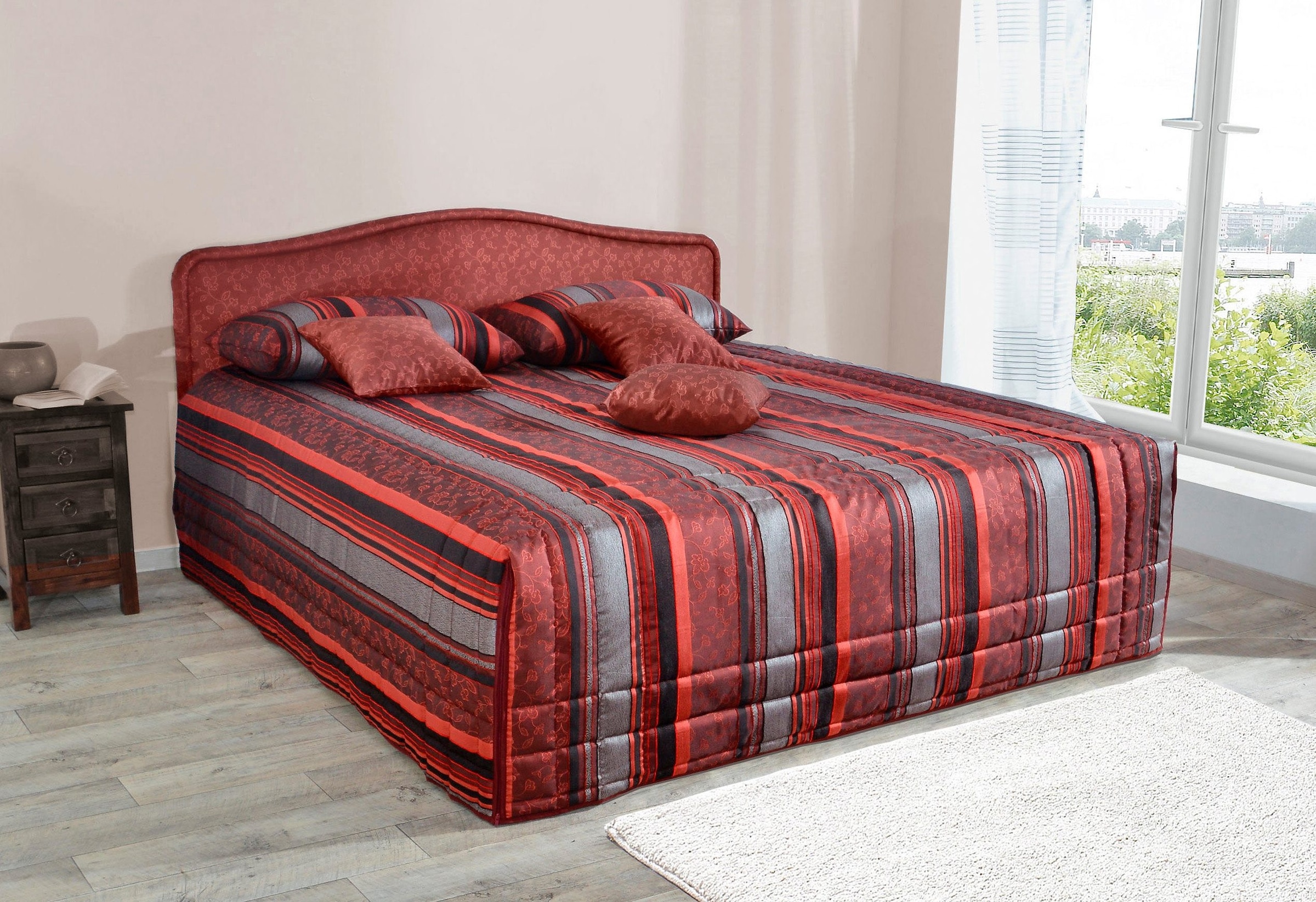 Matratze | Bettkasten Ausführung und Schlafkomfort inkl. Polsterbett, Tagesdecke Westfalia bei mit BAUR