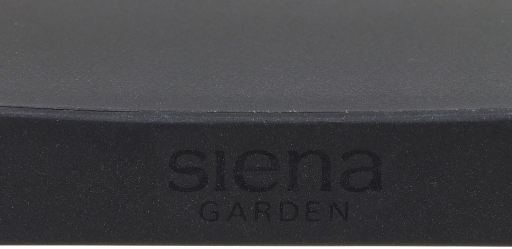 Siena Garden Gartensessel »Square 2er Set Stapelsessel anthrazit« Set, 2 Stk. tlg. Gestell, Polypropylen/Glasfaser