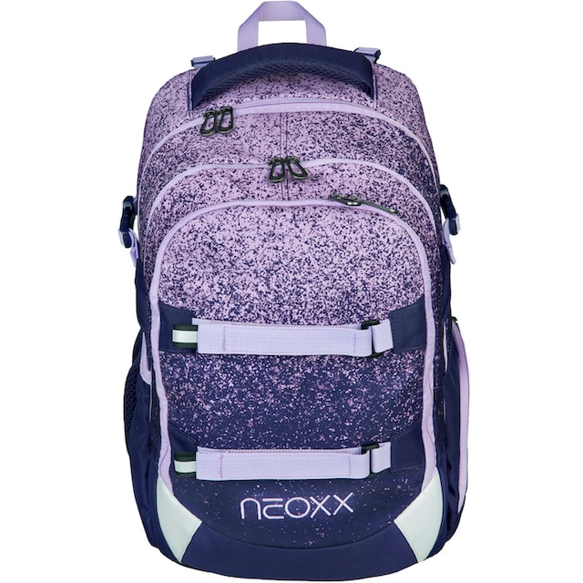 neoxx Schulrucksack »Active, Glitterally perfect«, reflektierende Details,  aus recycelten PET-Flaschen | BAUR