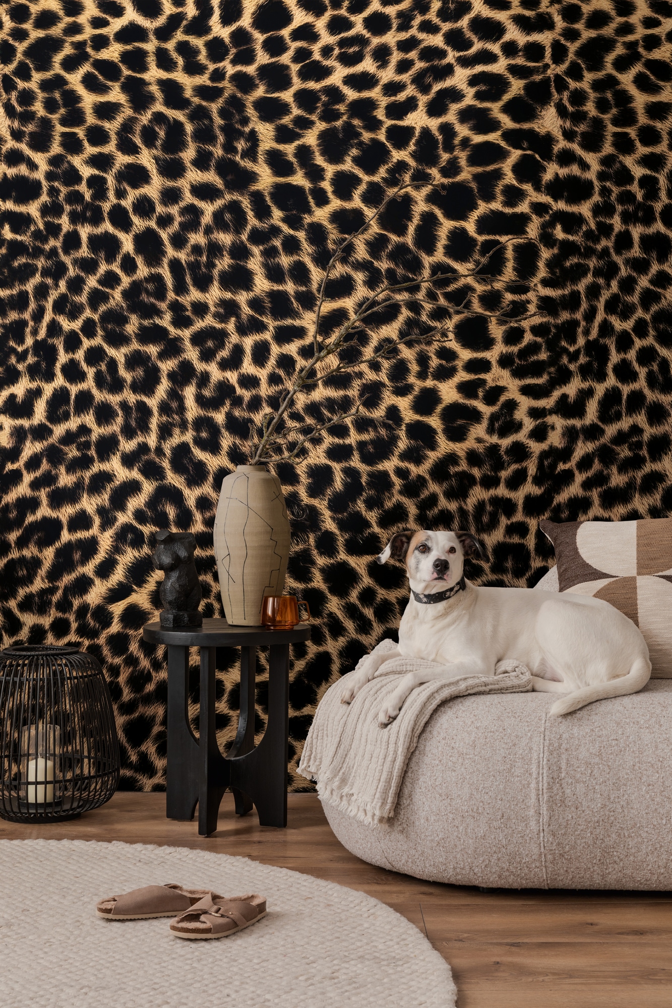 living walls Fototapete »The Wall 4 Eyecatcher – Luxuriöses Leopardenmuster Vlies-Fototapete« Motiv | matt leicht strukturiert Luxuriöses Leopardenmuster mit ausdrucksstarker Wirkung