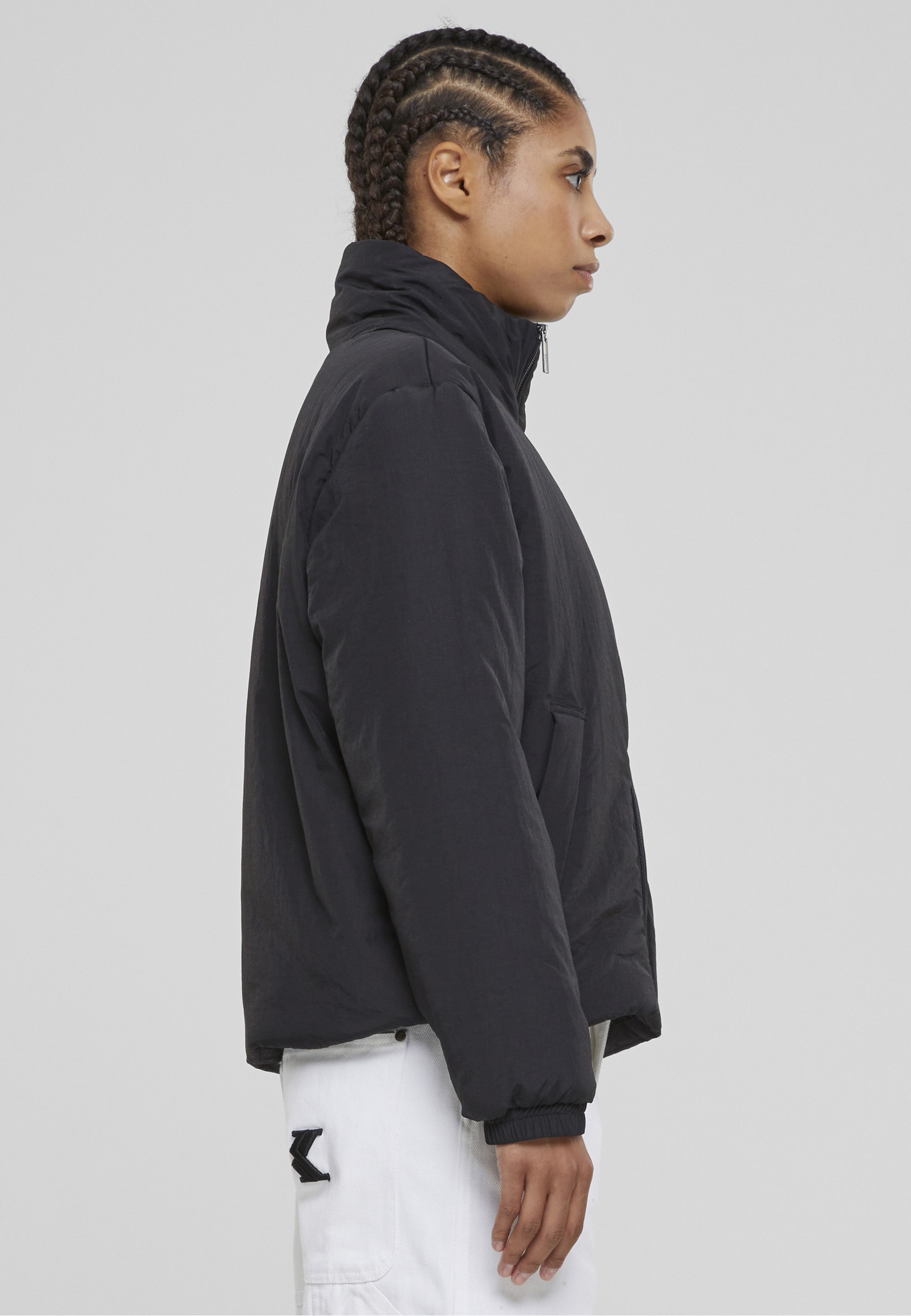 Karl Kani Winterjacke »Karl Kani Damen KW233-051-3 KK OG Wavy Puffer Jacket« 1 Stk. tlg. ohne Kapuze