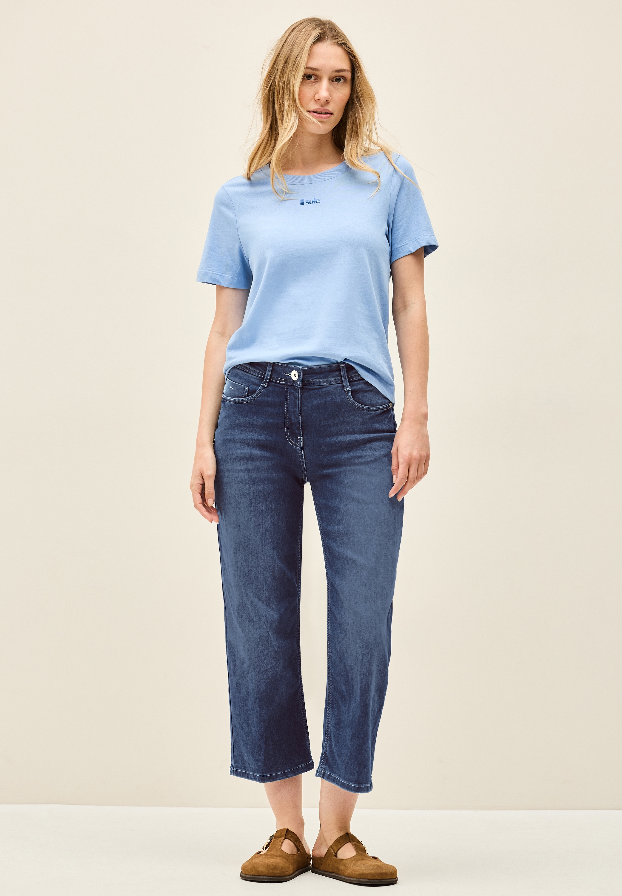 Cecil Loose-fit-Jeans, High Waist