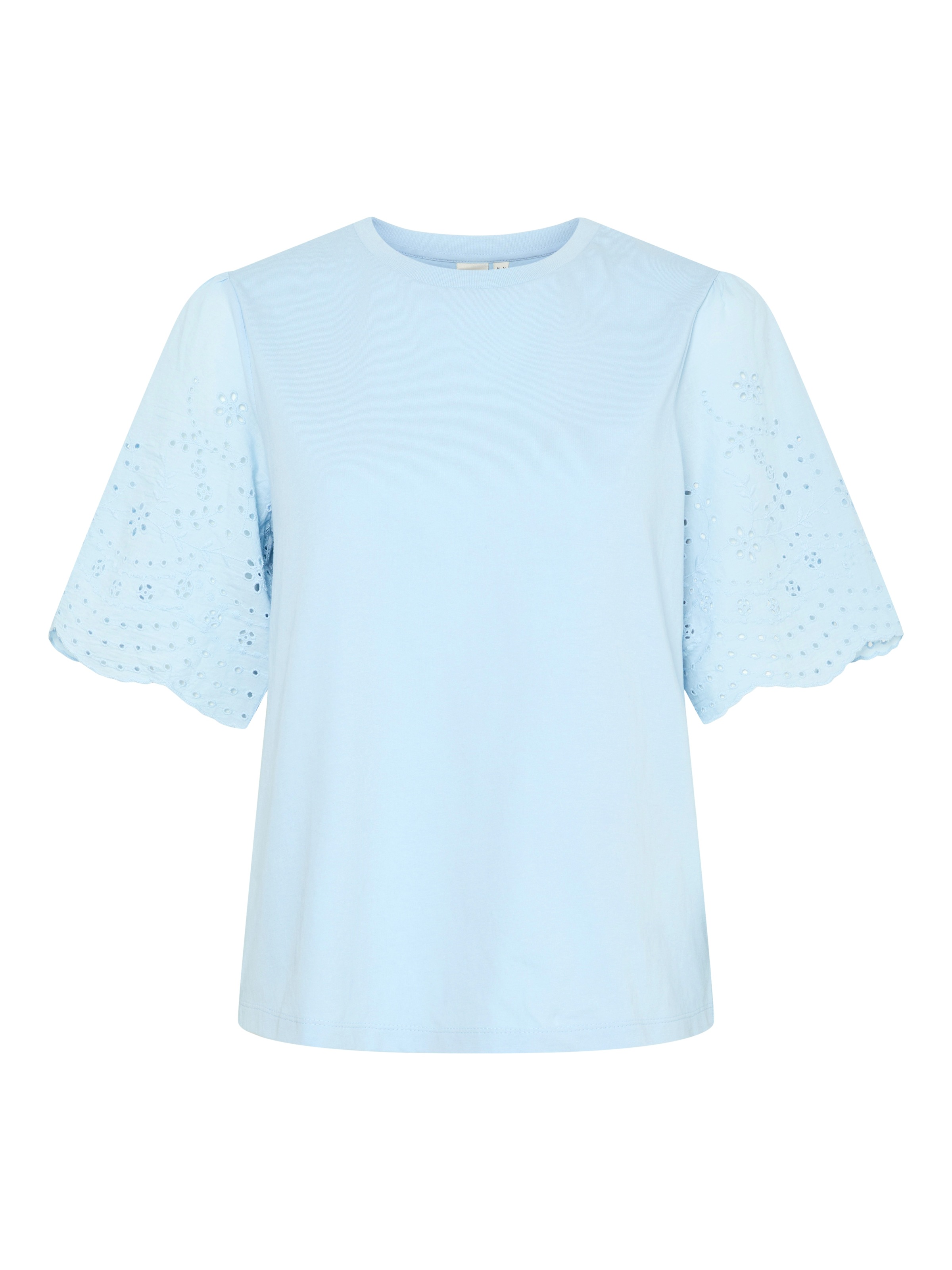 Y.A.S Kurzarmshirt »YASLEX SS TOP W. EMB SLEEVES S. NOOS« mit Lochstickerei