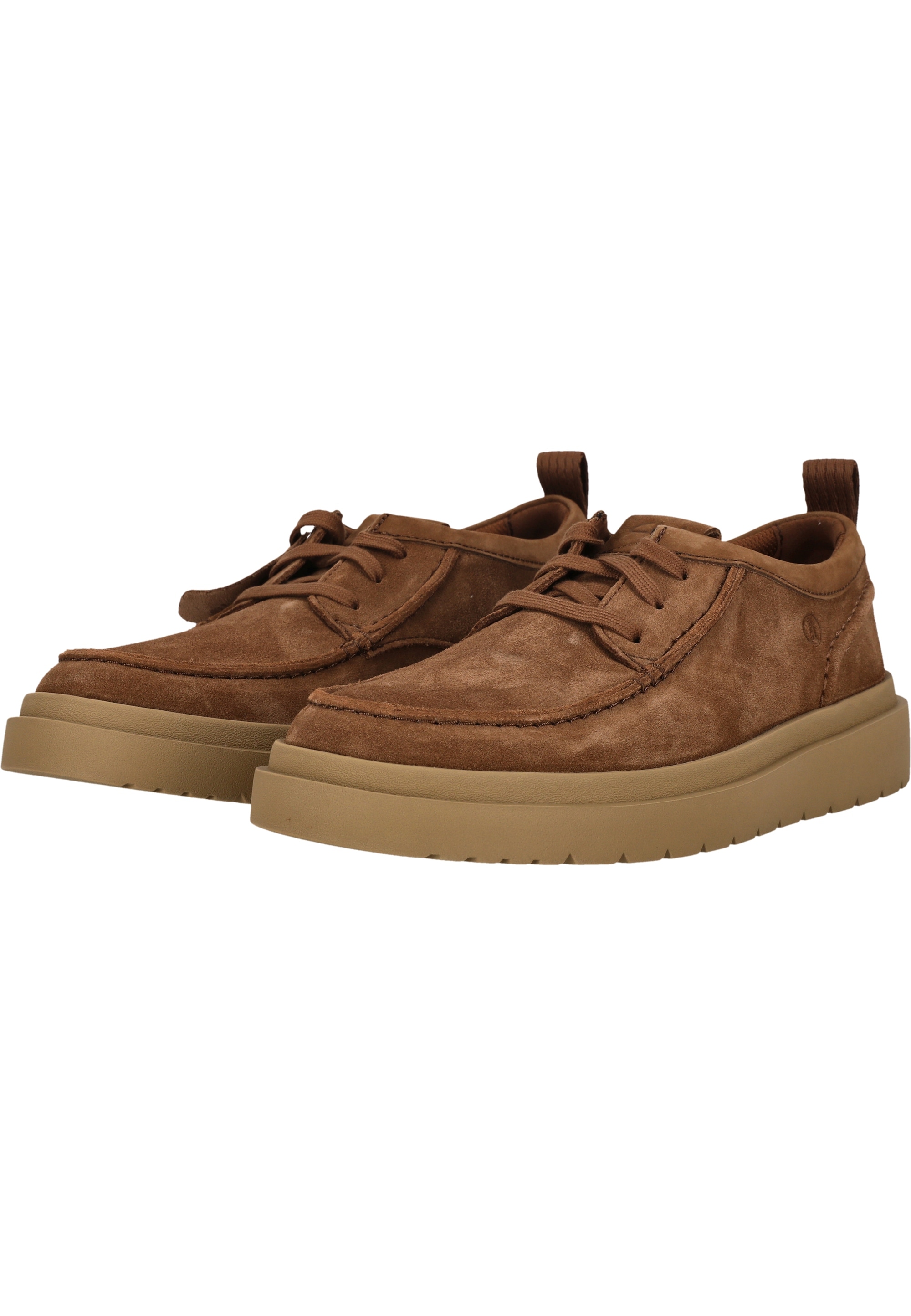 Clarks Schnürschuh »Polden Moc«, mit markanter Sohle