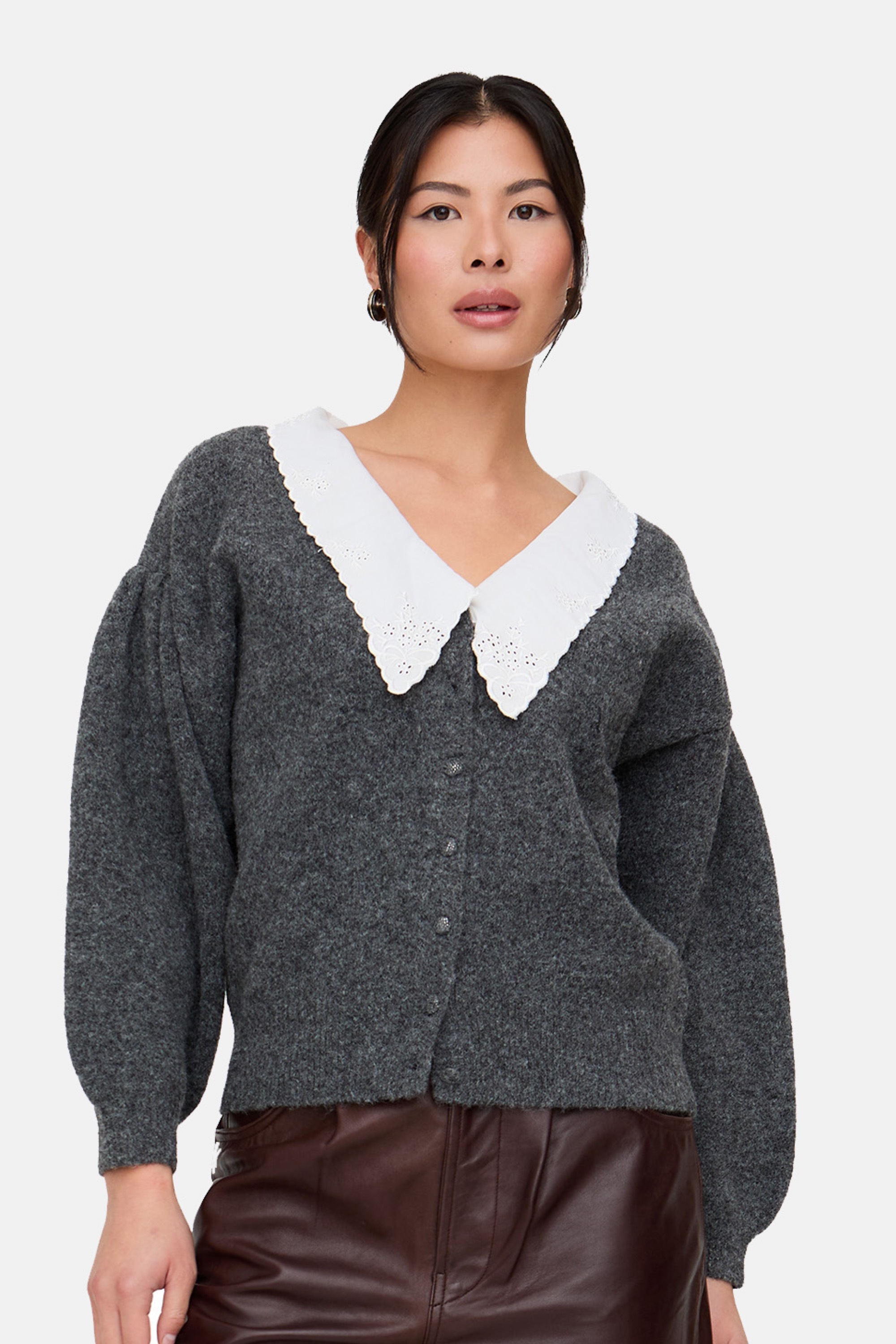 Lily and Lionel Strickjacke »Suzzanna Embroidered Collar Cardigan Damen«