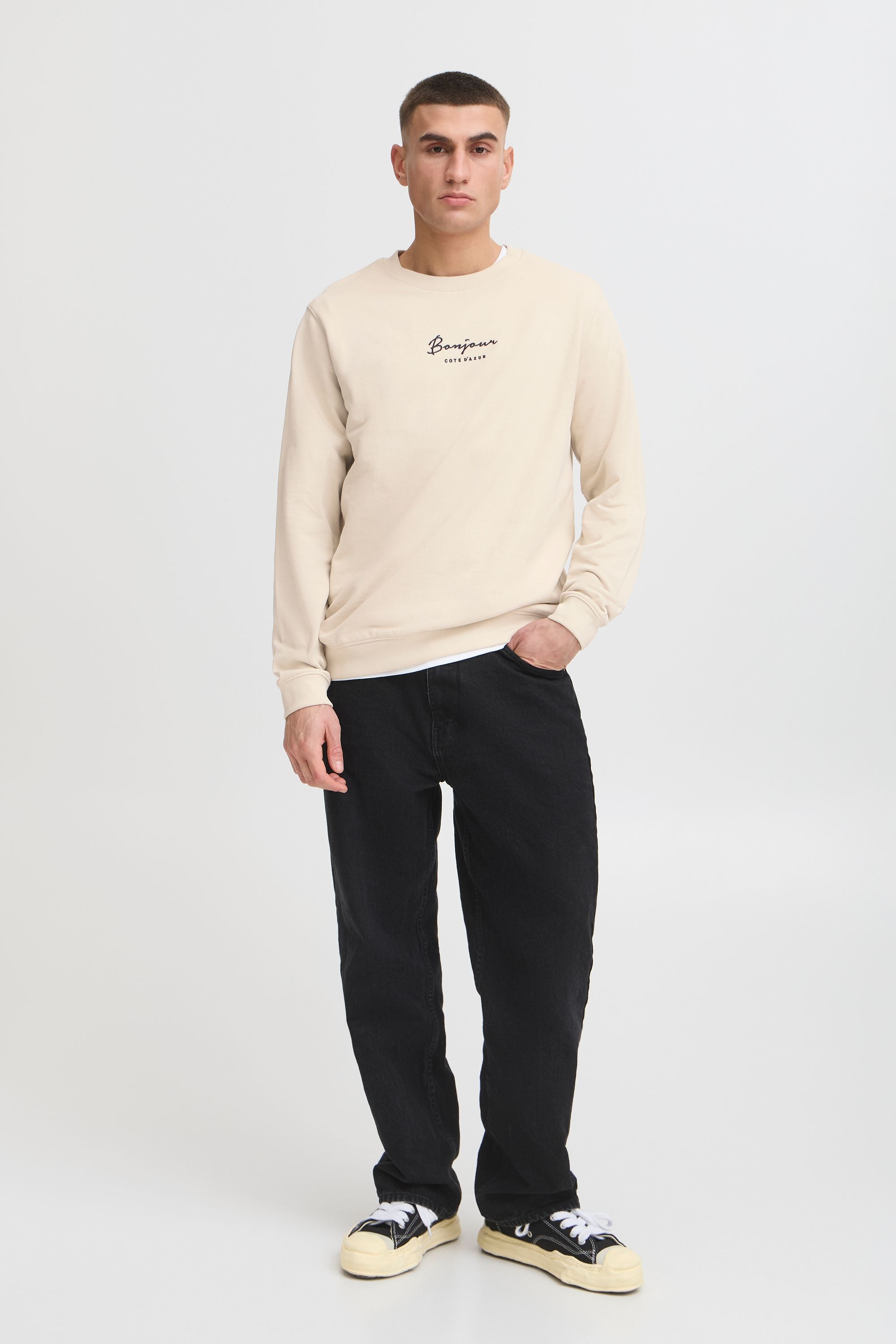 !Solid Longpullover »Sweater SDPARLY«
