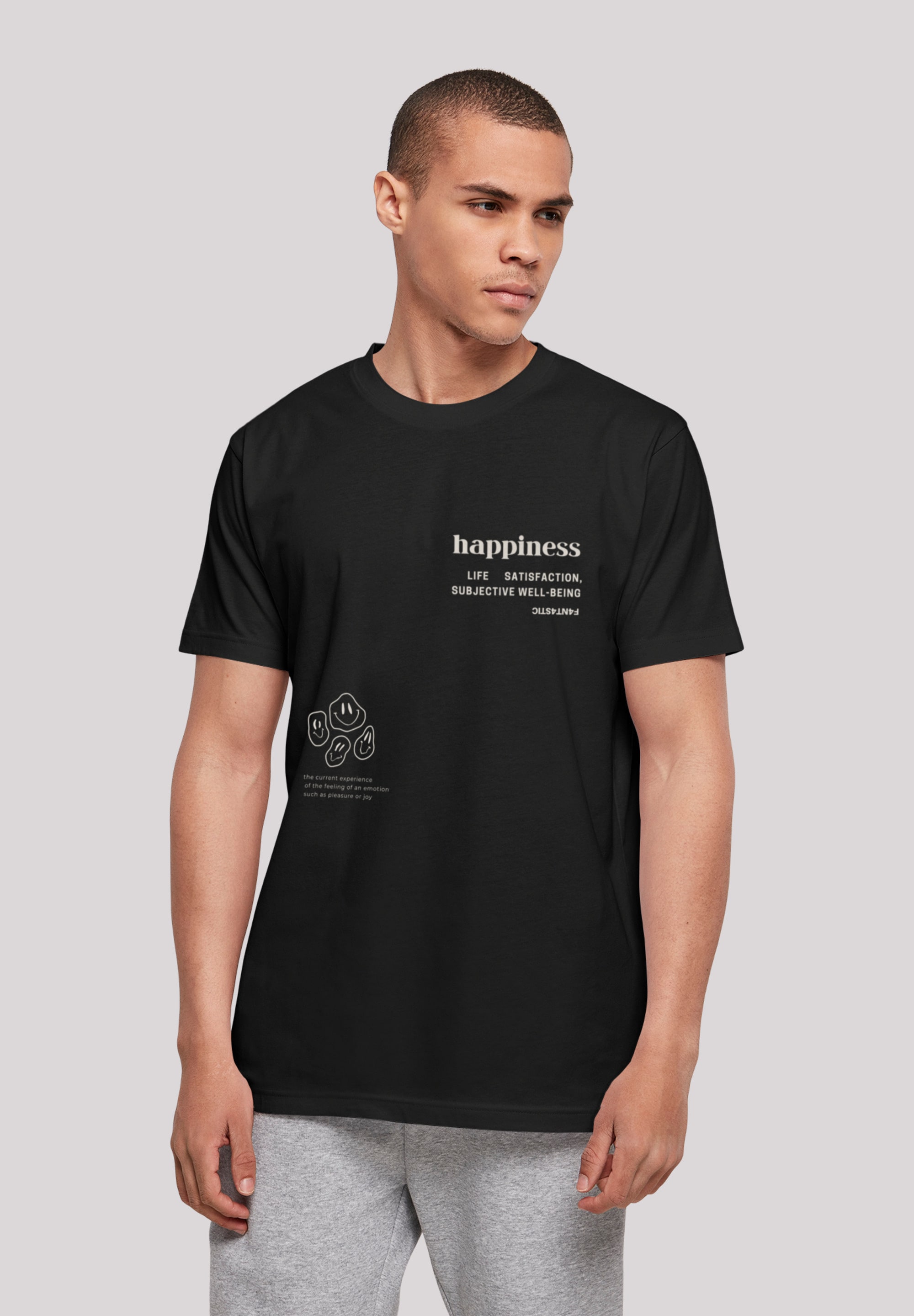 F4NT4STIC T-Shirt "happiness TEE UNISEX", Print günstig online kaufen