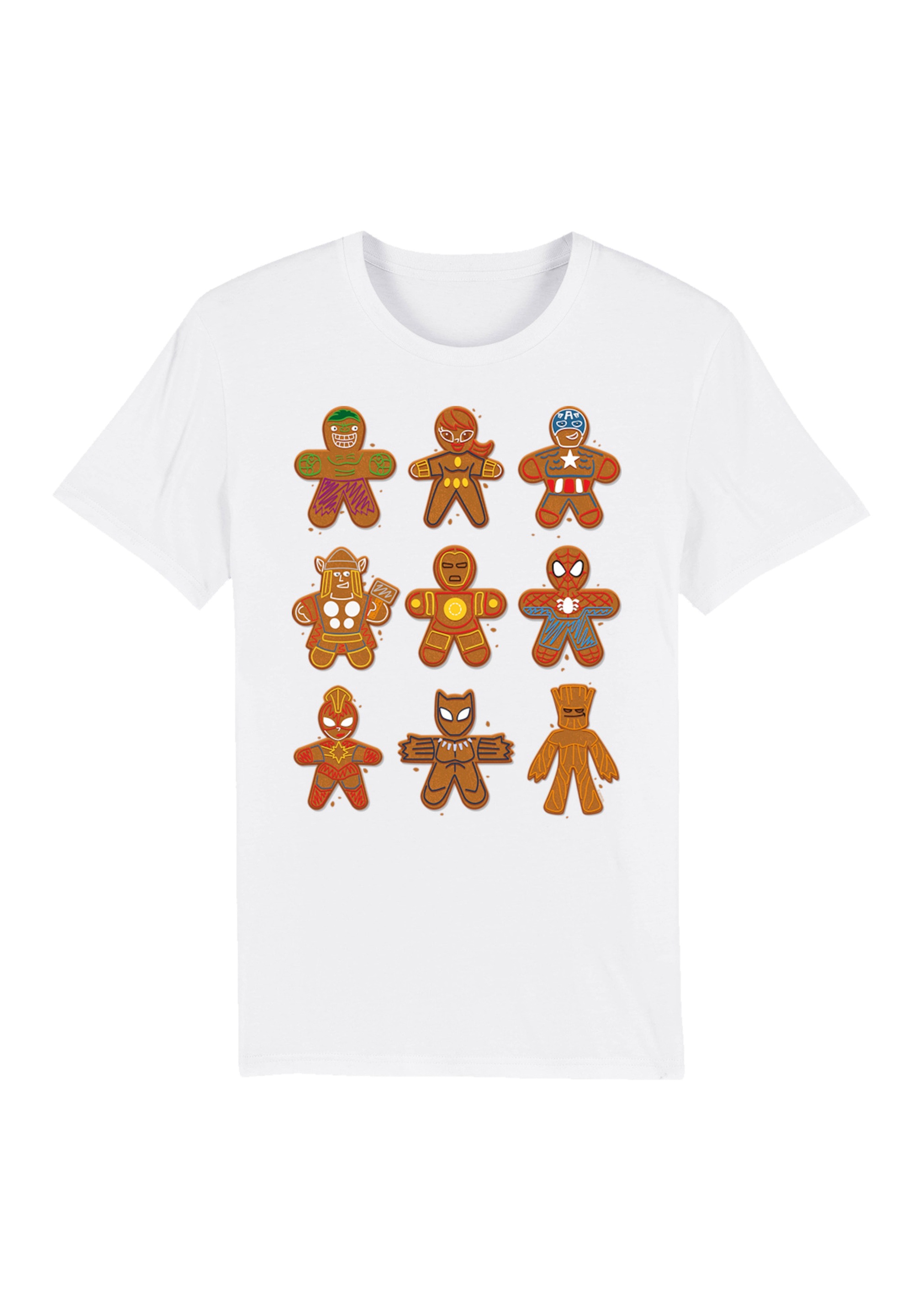 F4NT4STIC T-Shirt "Marvel Universe Christmas Gingerbread Avengers", Premium günstig online kaufen