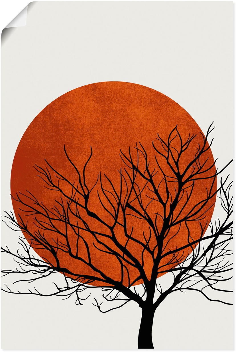 Poster BAUR Artland in Bäume, Alubild, oder | St.), als Wandbild »Köcherbaum«, versch. kaufen Größen Leinwandbild, (1 Wandaufkleber