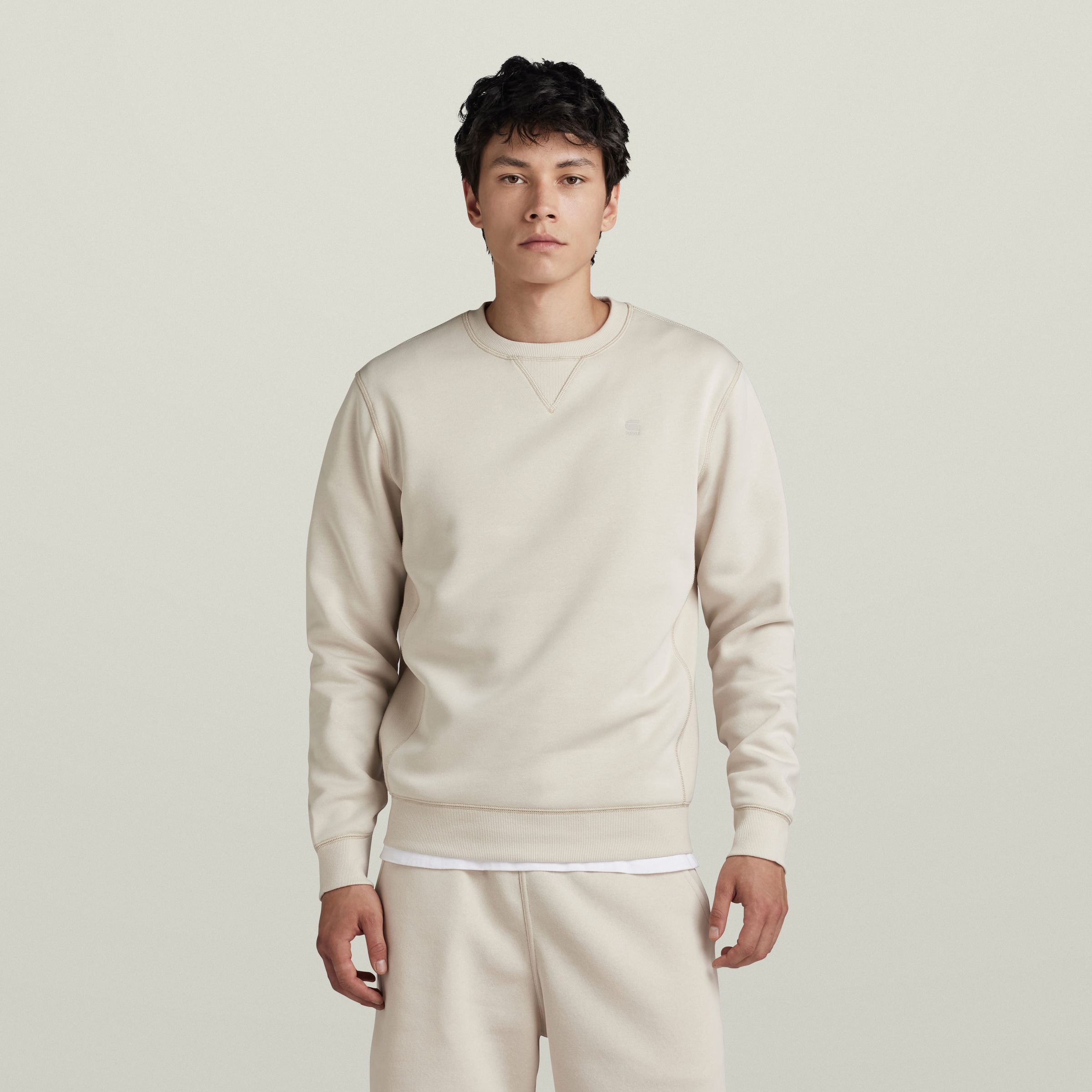 G-STAR Sweatshirt "Premium Core Pacior Sweat", mit Ripp-Seiteneinsätzen günstig online kaufen
