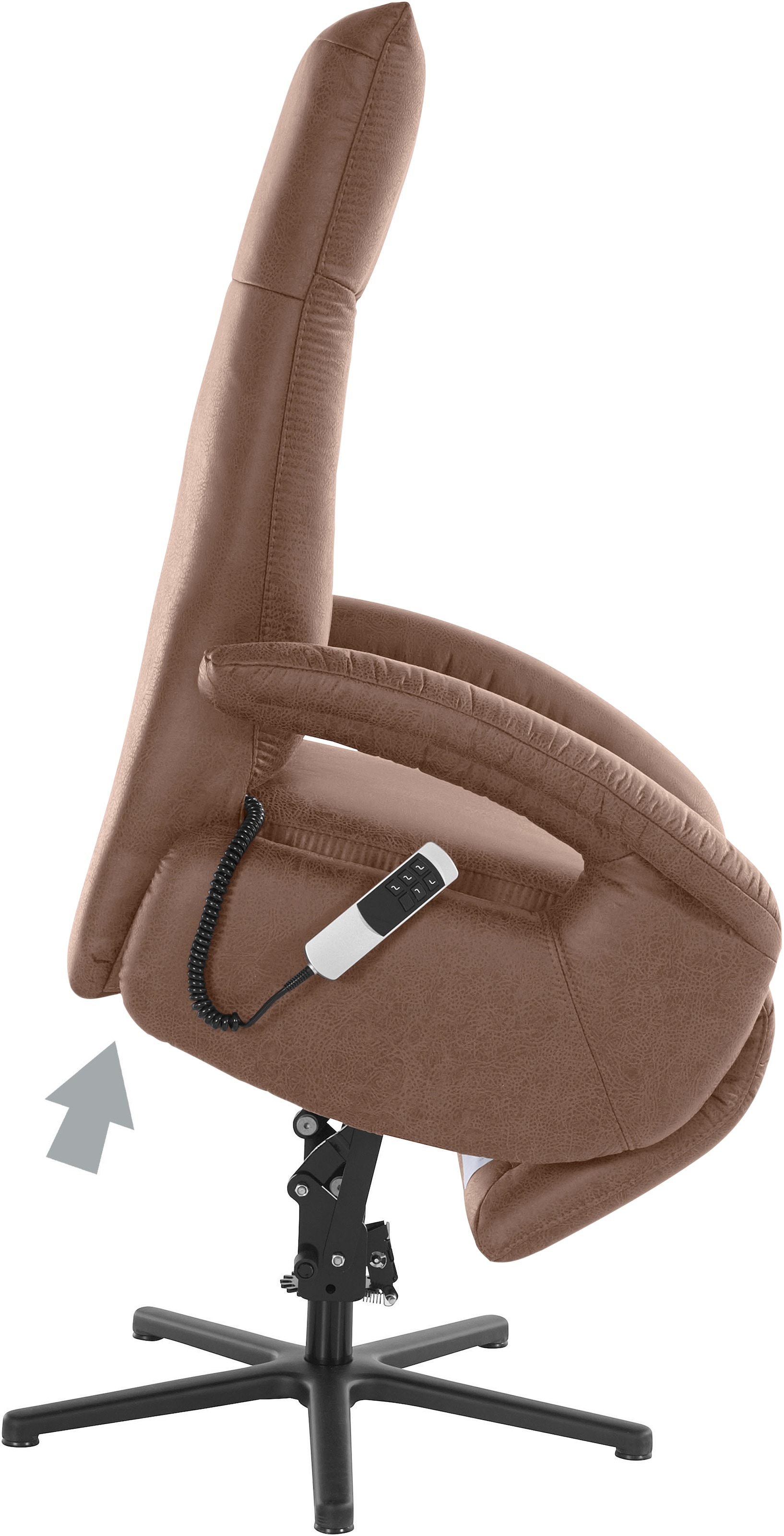 sit&more TV-Sessel »Tycoon«, wahlweise manuell, mit zwei Motoren oder mit  Akku oder mit 2 Motoren | BAUR