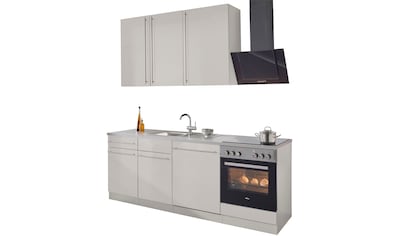 wiho Küchen Küchenzeile »Chicago«, ohne E-Geräte, Breite 220 cm kaufen