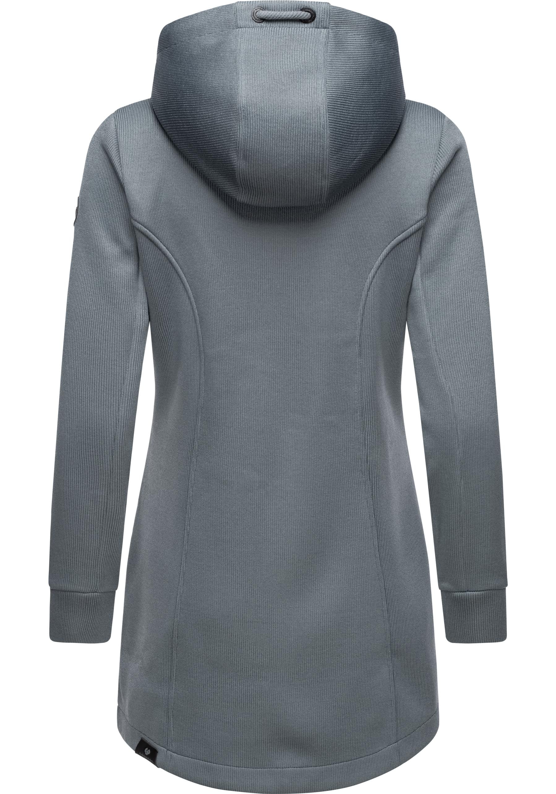 Ragwear Kapuzensweatjacke »Letti Bonded«, Sportliche Kapuzenjacke in Feinstrick-Optik