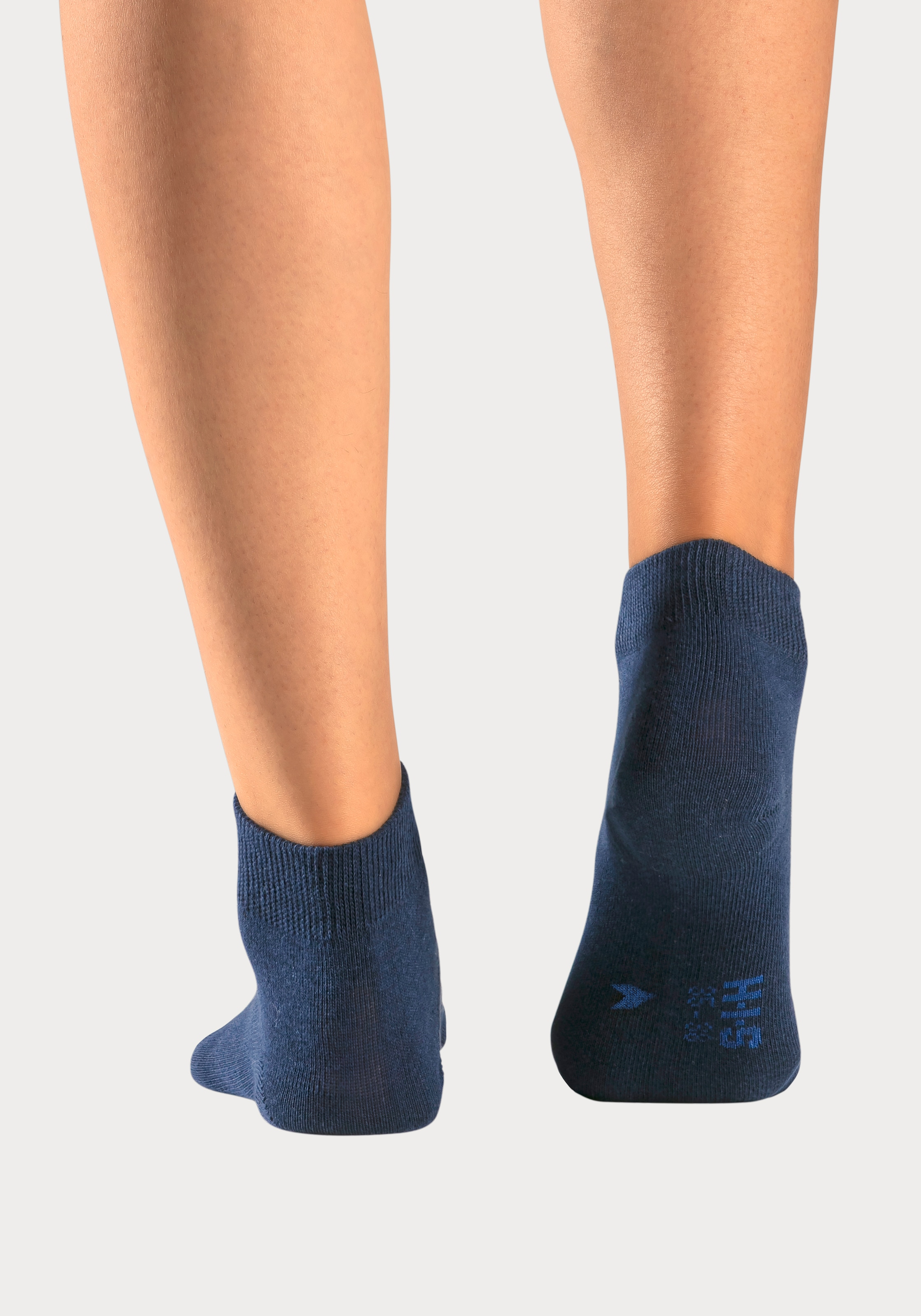 H.I.S Kurzsocken, (Packung, 10 Paar), mit eingestrickten Symbolen