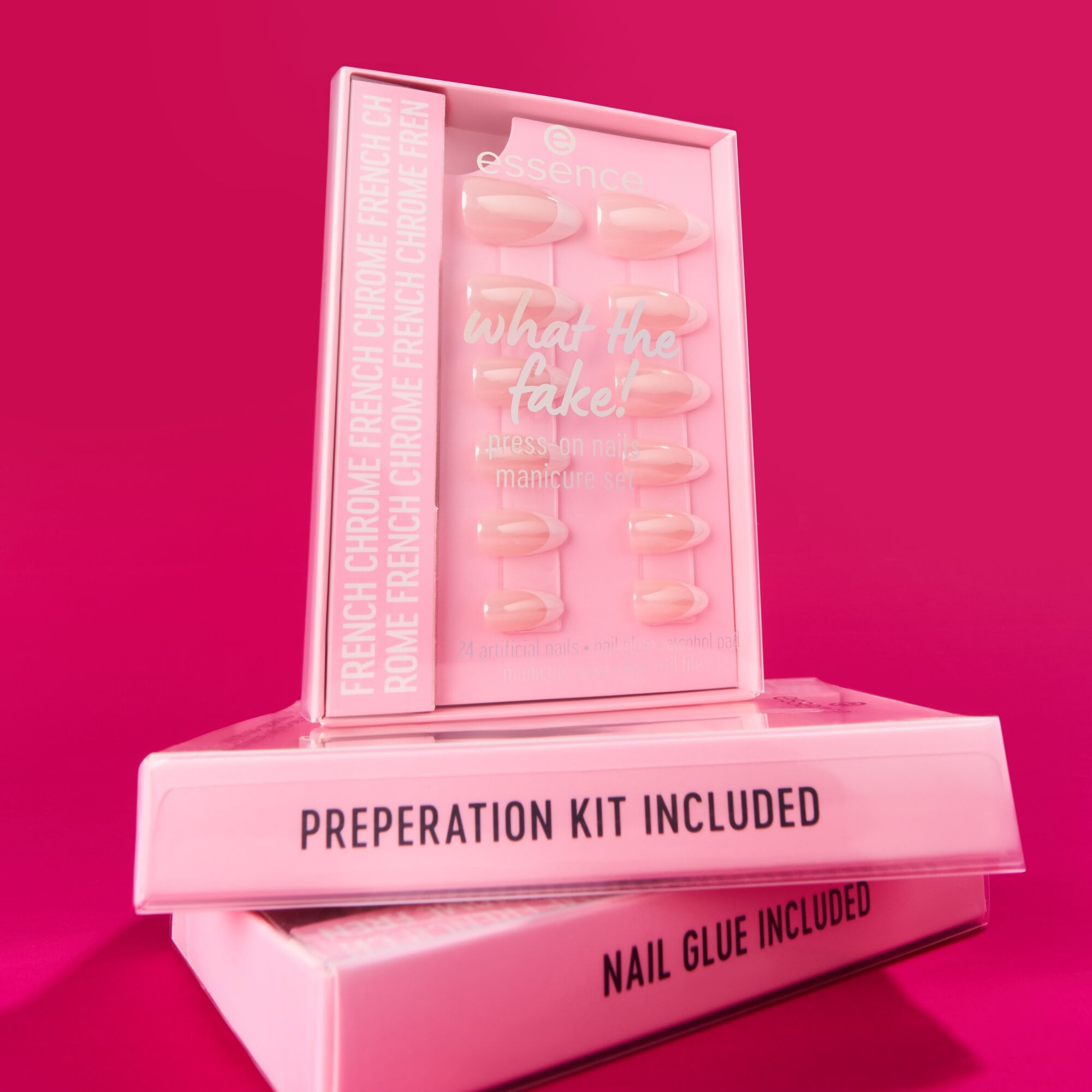 Essence Kunstfingernägel »what the fake! PRESS-ON NAILS manicure set«