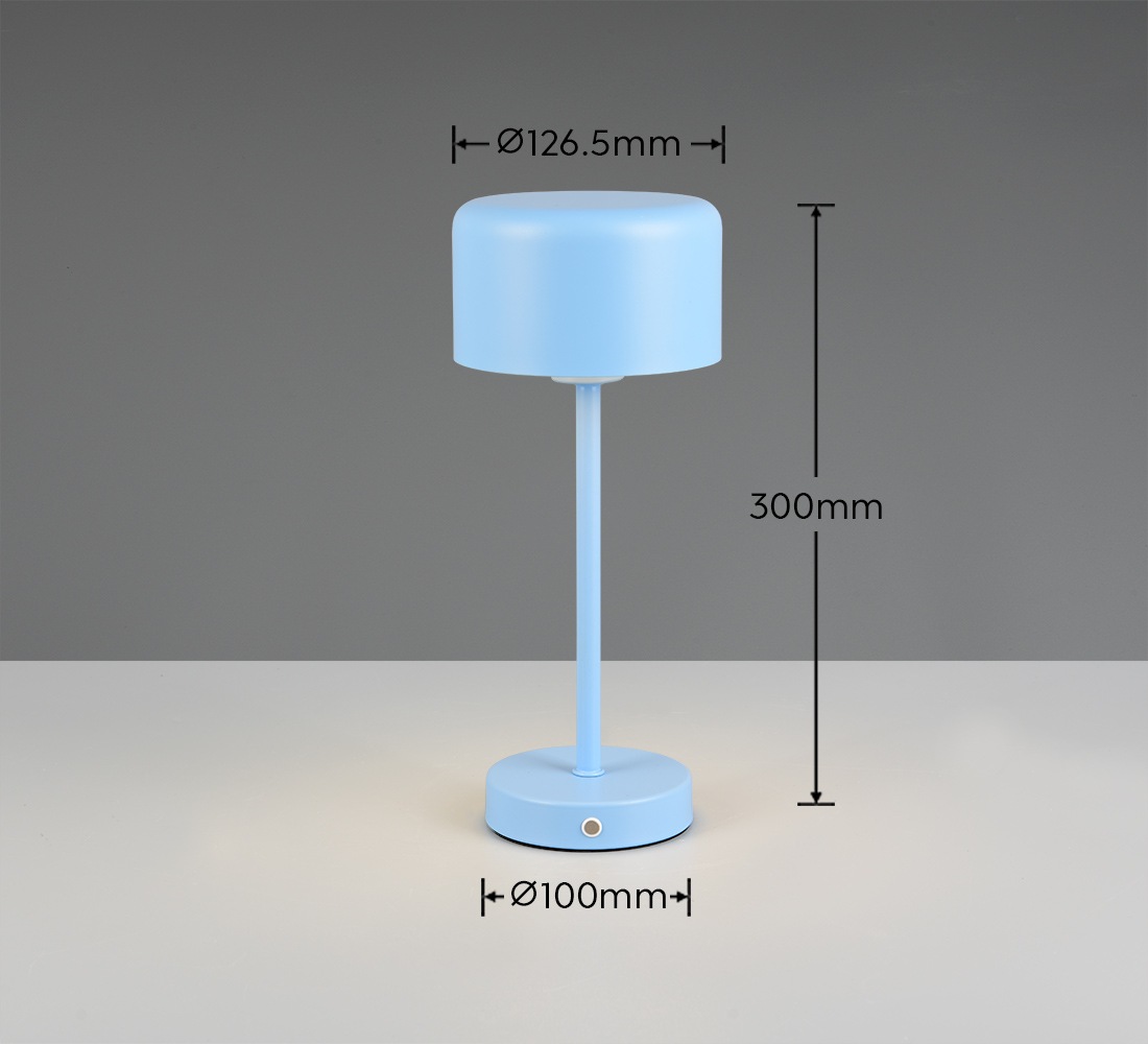 my home LED Tischleuchte »Abelke, Tischlampe Kinderzimmer mit USB-C Ladekabel, Touch-Sensor«, 1 flammig, Leuchtmittel LED-Board | LED fest integriert, dimmbar, Höhe 30cm, Kinder Lampe warmweiß Leselampe, Akkuleuchte, Akku