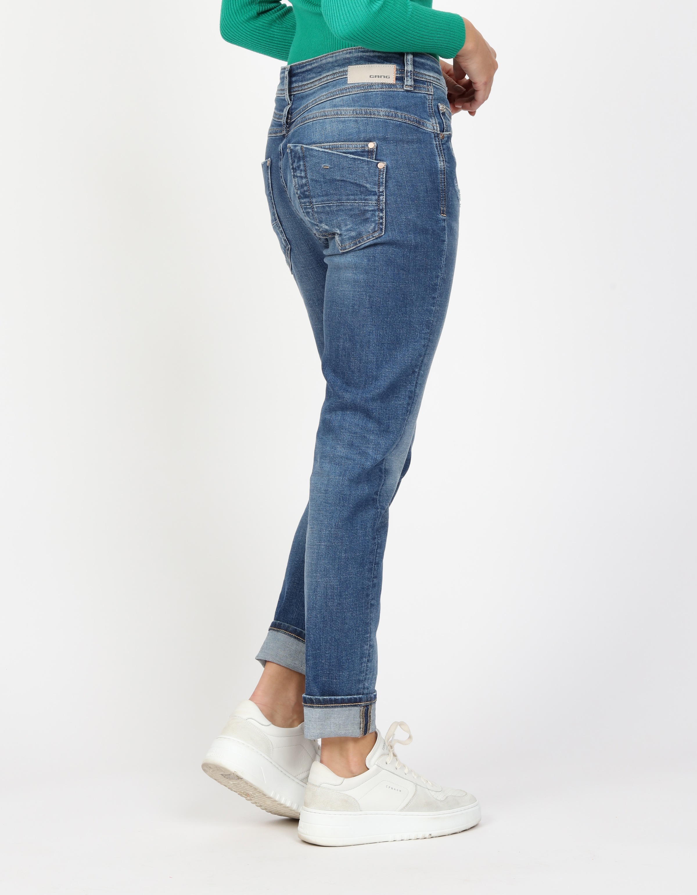 GANG Relax-fit-Jeans "94AMELIE", mit Used-Effekten günstig online kaufen