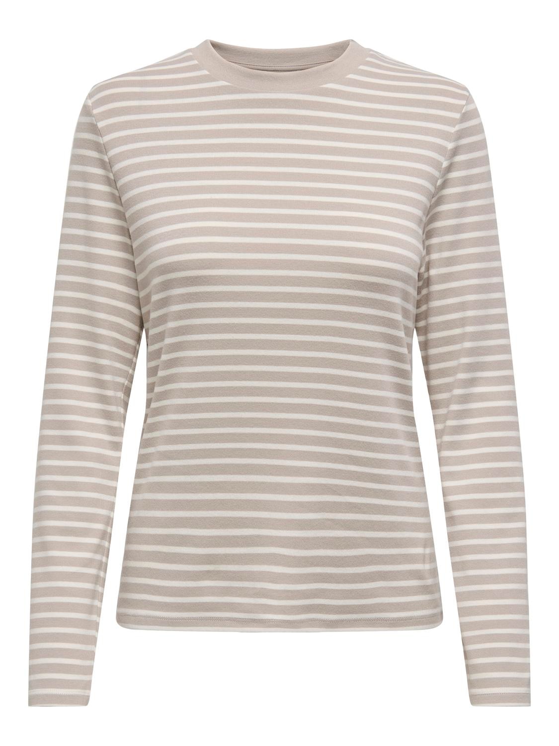 ONLY Langarmshirt "ONLLYON L/S O-NECK TOP BOX CC JRS" günstig online kaufen