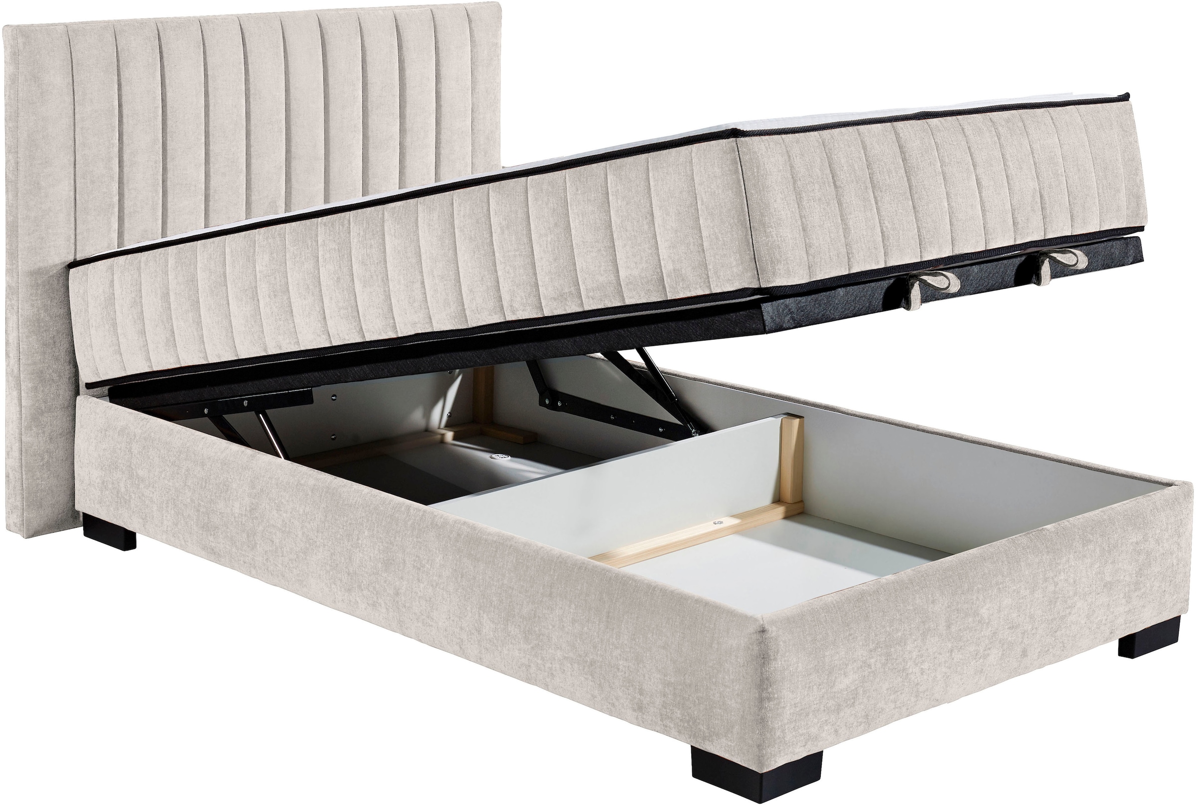 ED EXCITING DESIGN Boxbett »Nagol« mit Bettkasten, mit Wendematratze, erhältlich in verschiedenen Breiten