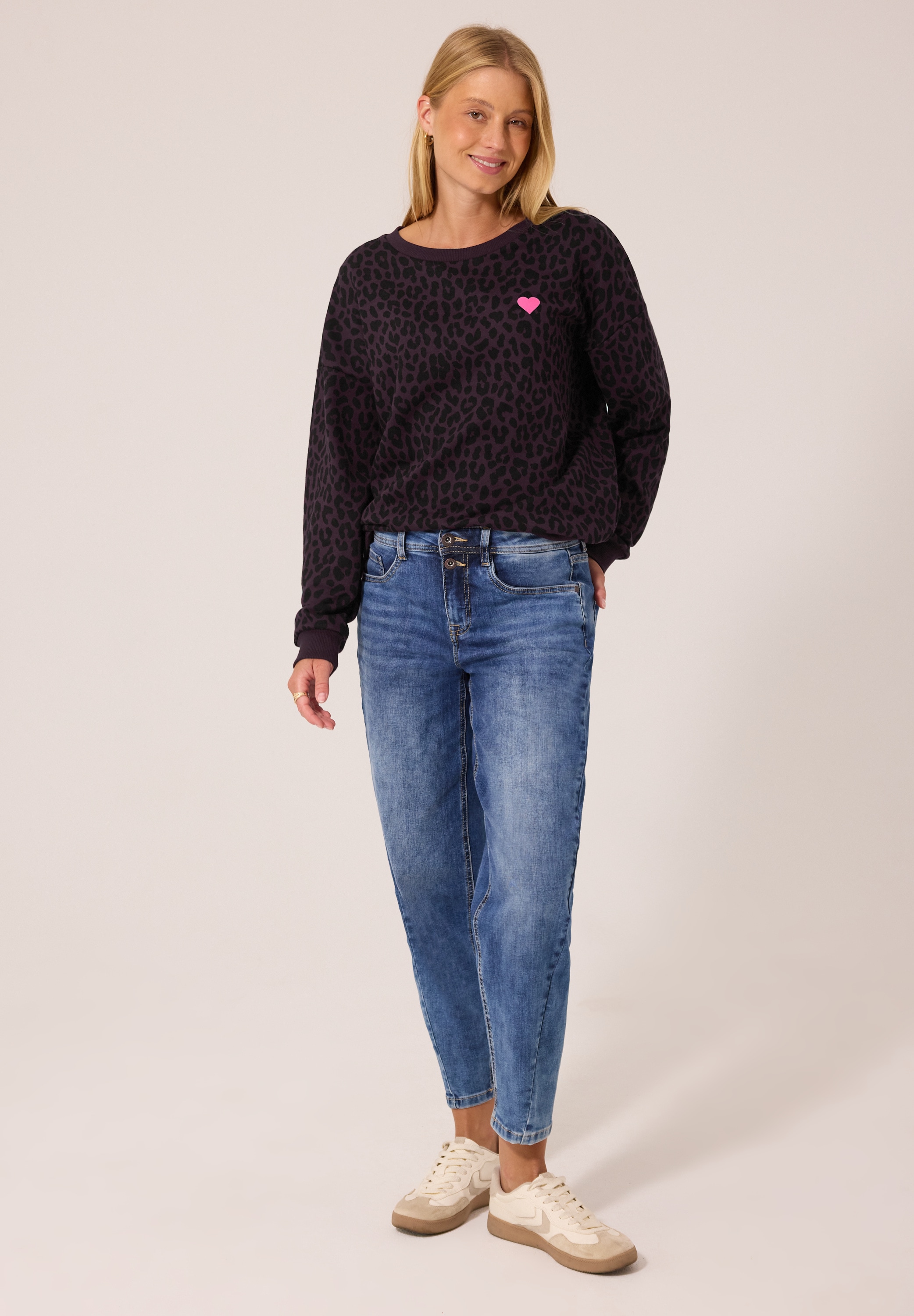 STREET ONE STUDIO Sweatshirt , mit Leomuster
