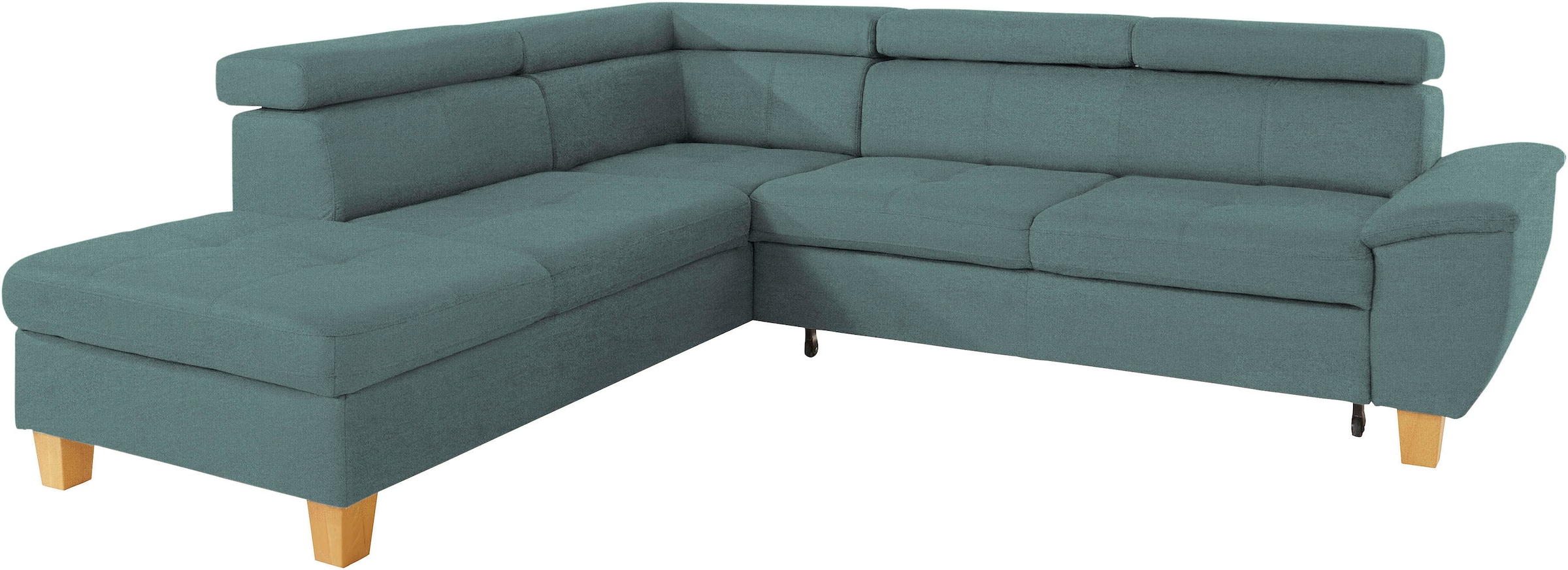 exxpo - sofa fashion Ecksofa "Enya, hoher Sitzkomfort, Breite 266cm, bequem günstig online kaufen