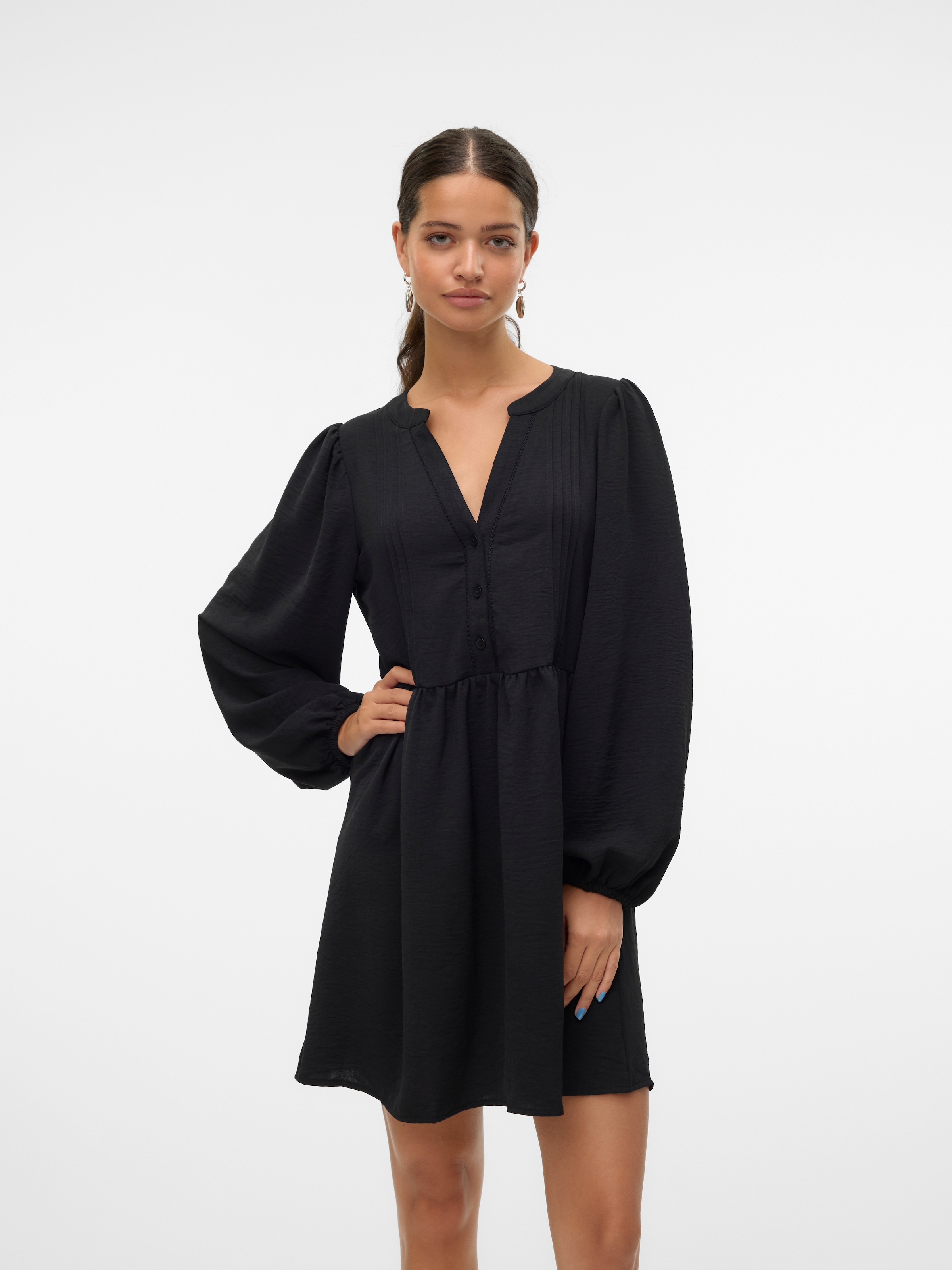 Vero Moda Tunikakleid "VMEMMA LS LACE DRESS WVN GA NOOS" günstig online kaufen