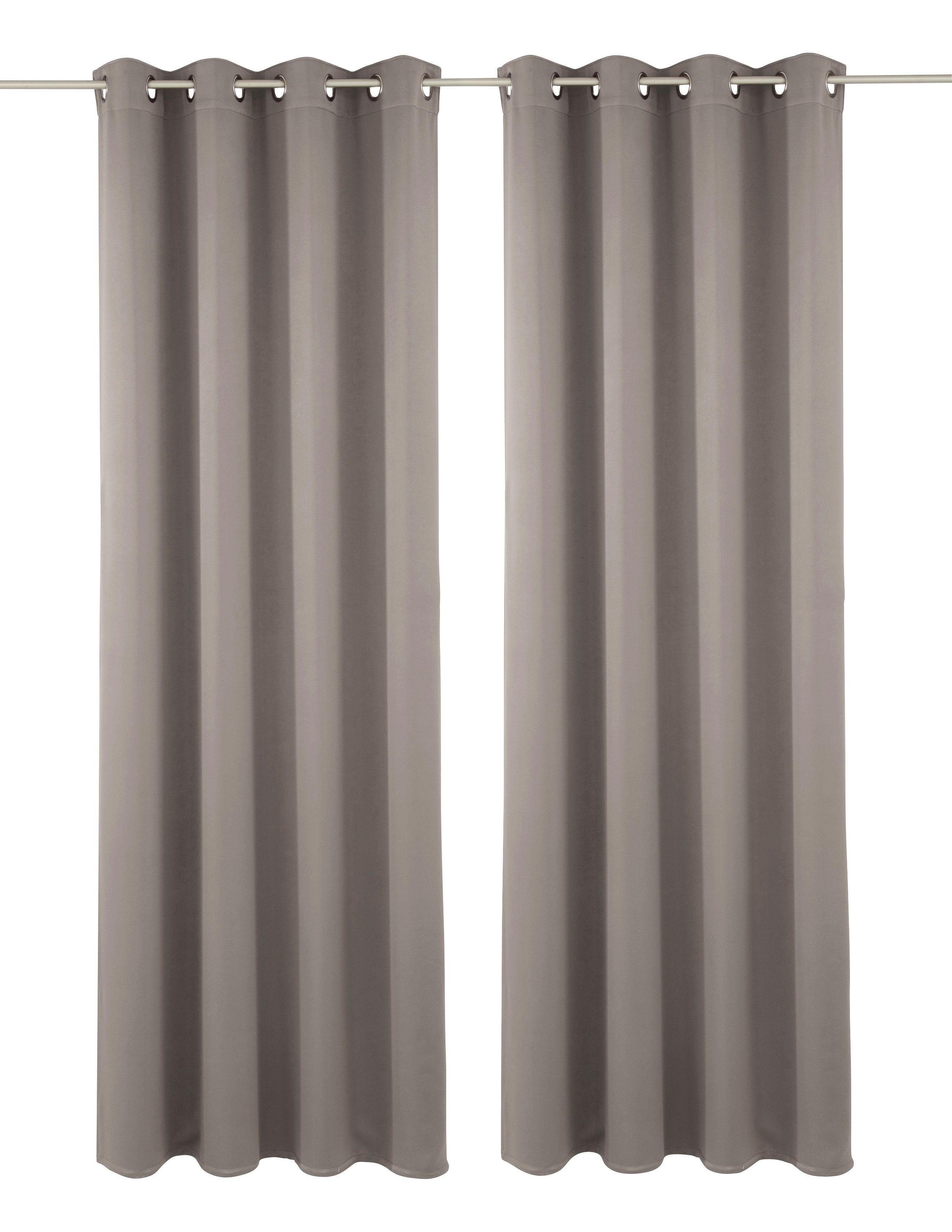 OTTO home Verdunkelungsvorhang "Solana" Ösen 2 Stk. tlg. 2-er Set, Breite 1 günstig online kaufen