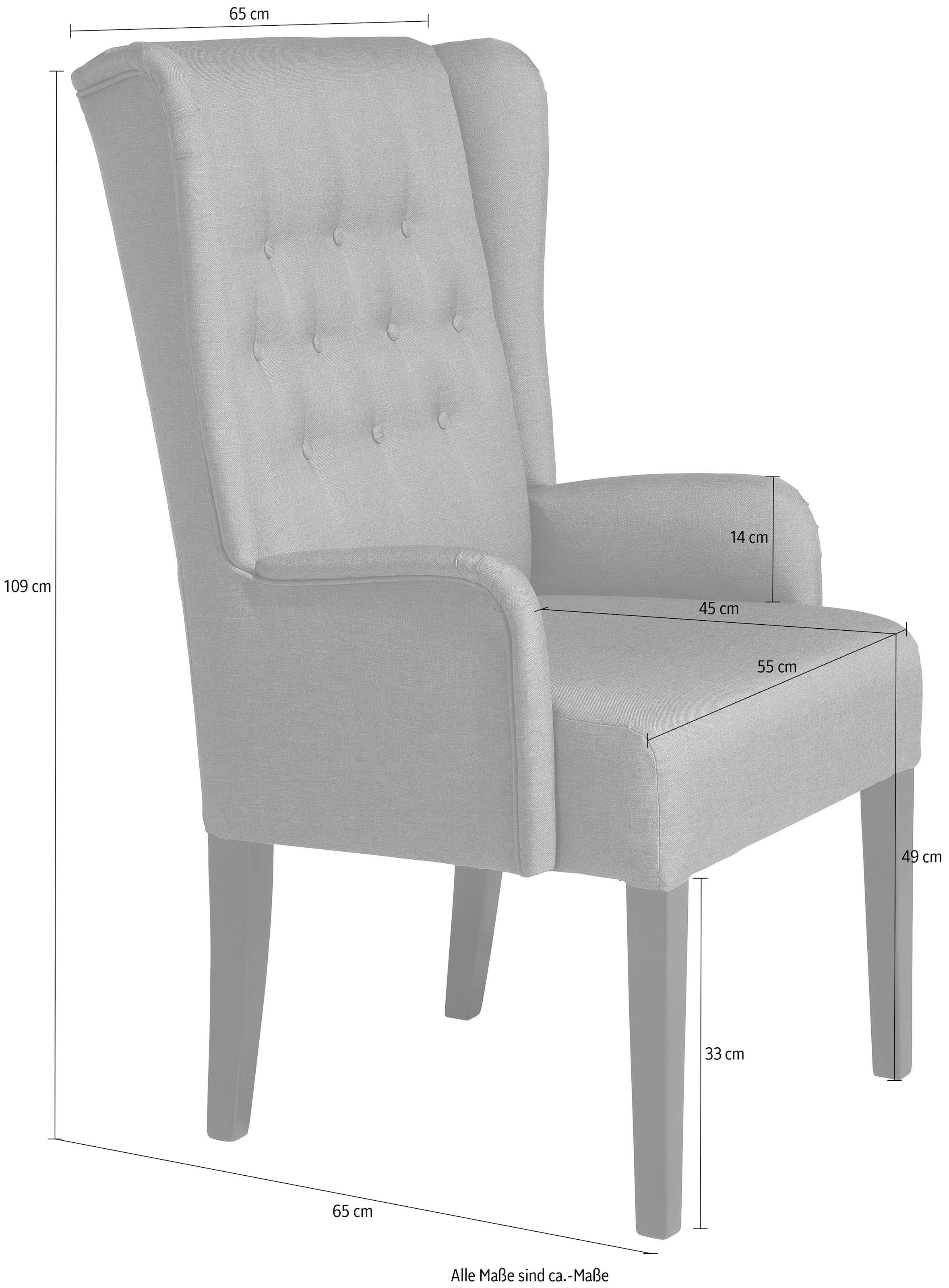 Max Winzer® Polsterstuhl »GOURMET«, Strukturwebstoff 16523, von Sternekoch Alexander Herrmann