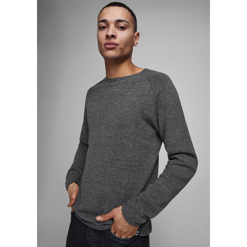 Jack & Jones Rundhalspullover »HILL KNIT«