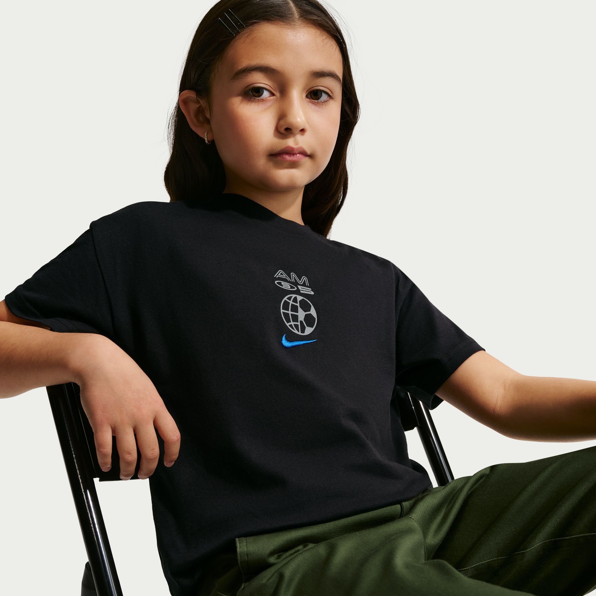 Nike Sportswear T-Shirt »K NSW TEE M90 AM95 REFLECTIVE« für Jugendliche entwickelt, T-Shirt-Form, aus Baumwolle