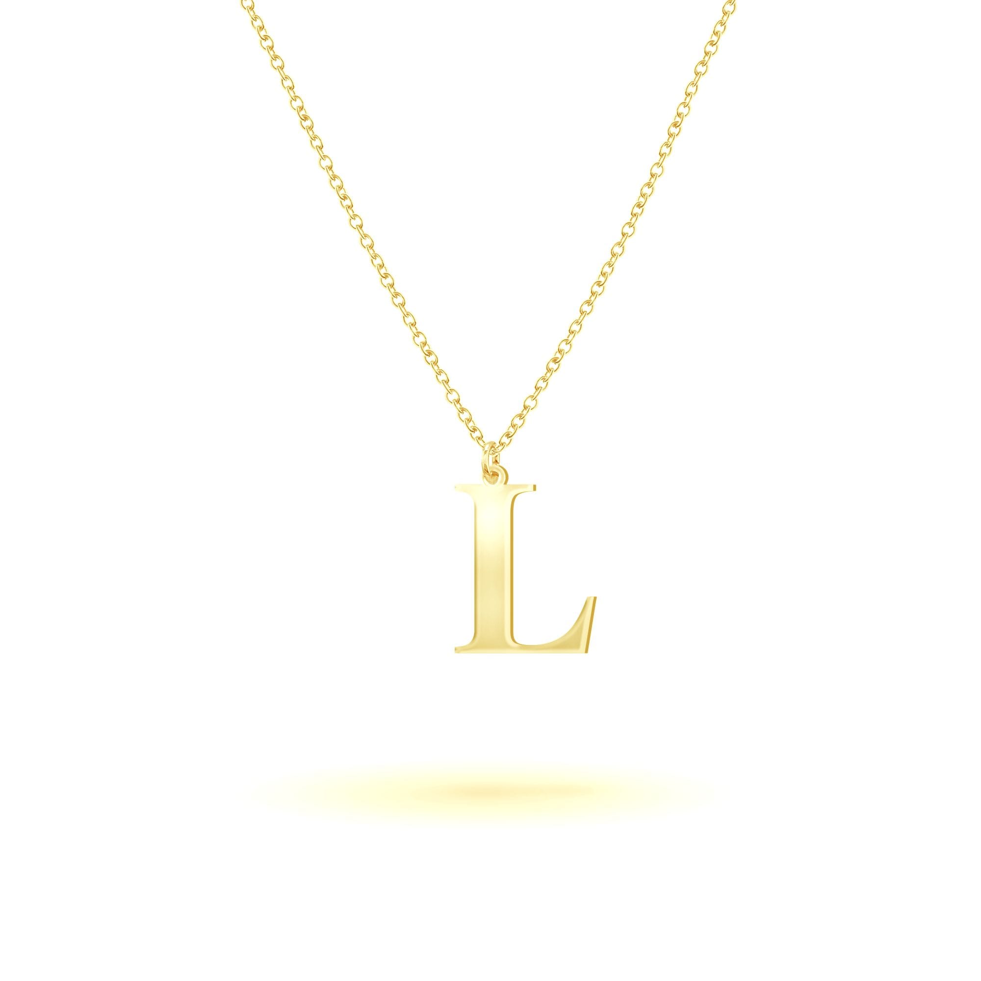 BEKA & BELL Damen Kette mit Anhänger "925-Sterling Silber vergoldet Glänzend 45cm", 45cm, Silber 925 (Sterlingsilber), L: 45, gelb, Silber 925