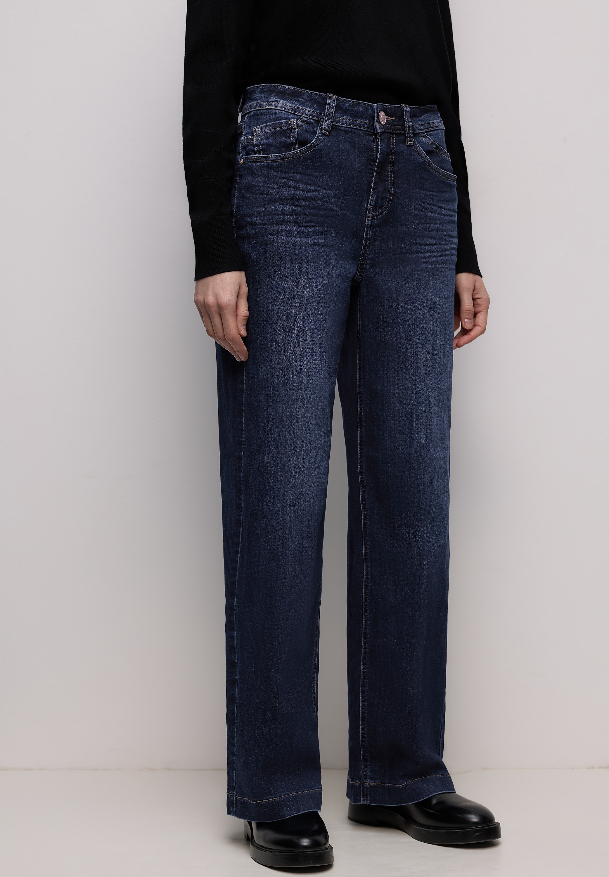 STREET ONE Loose-fit-Jeans 5-Pocket-Style günstig online kaufen