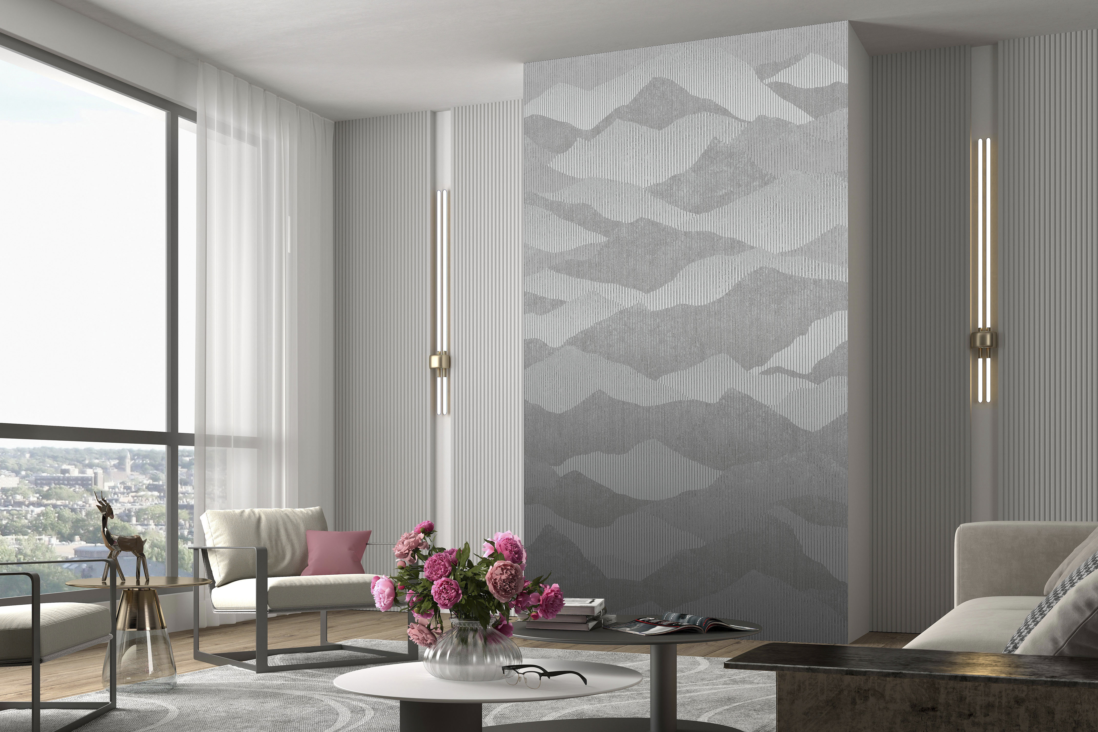 Fashion for walls Fototapete "Morning Dew" floral glatt Phthalate frei