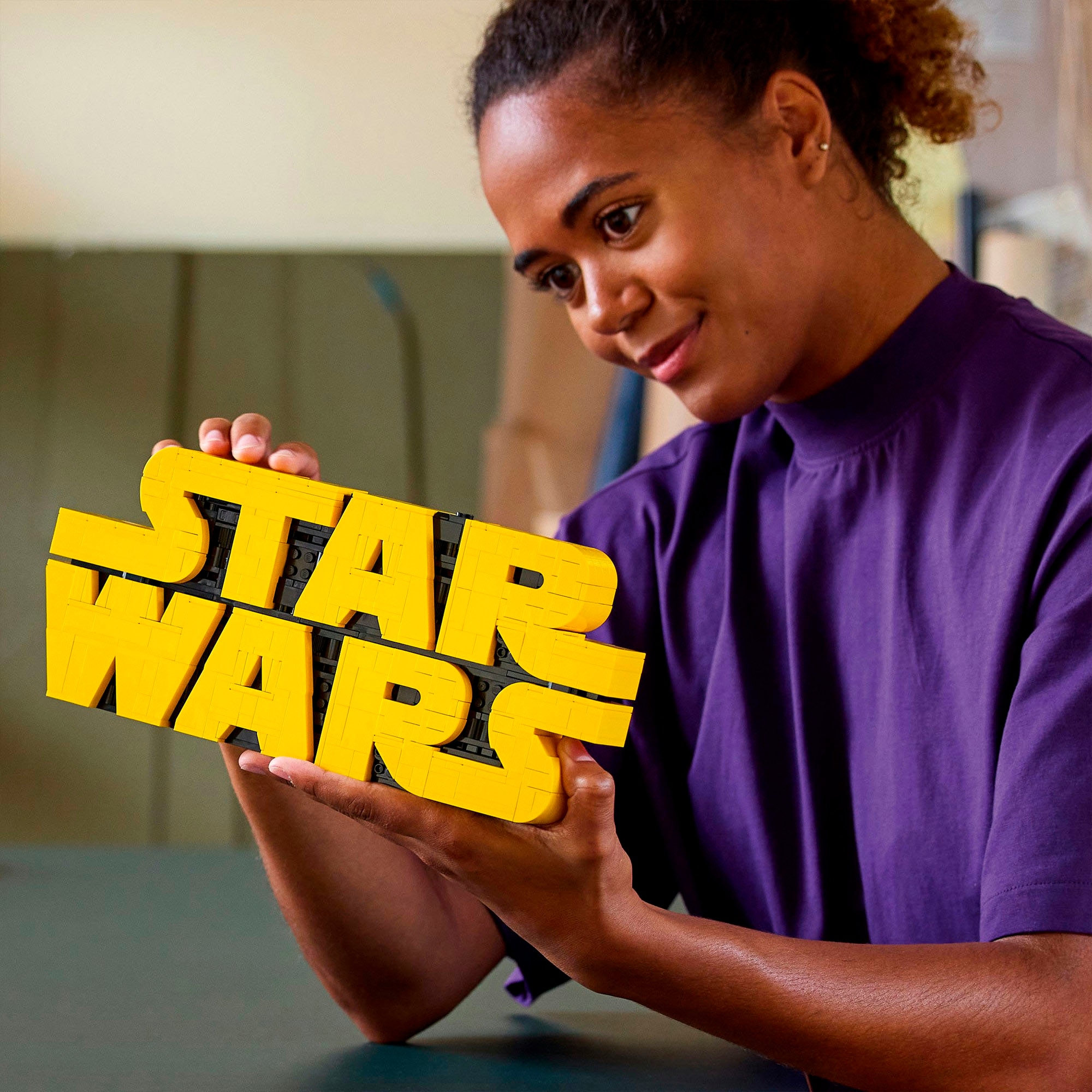 LEGO® Konstruktionsspielsteine »Star Wars Logo aus LEGO Steinen (75407), LEGO Star Wars ™«, (700 St.), Made in Europe