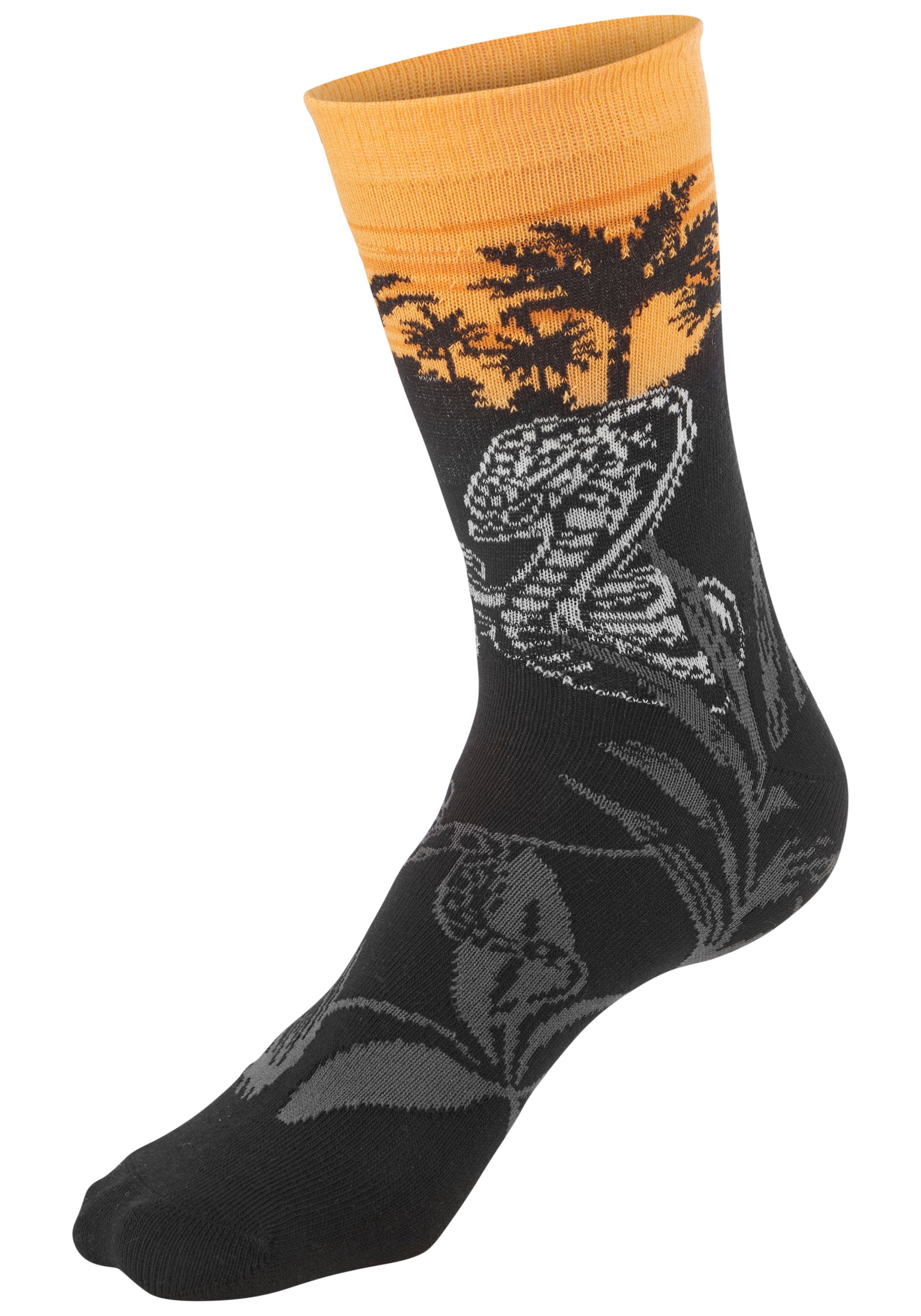 H.I.S Basicsocken Packung, 5 Paar tlg. mit aufwendigen Designs