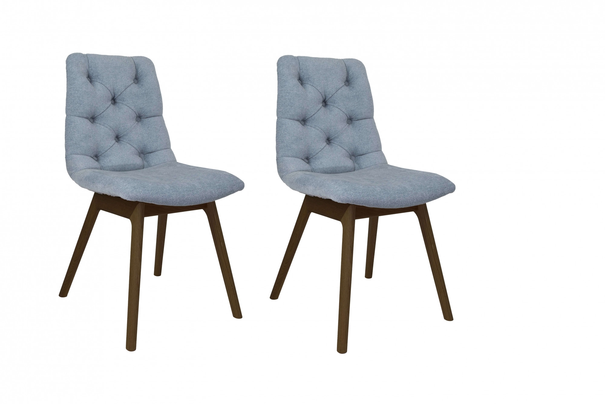 andas Esszimmerstuhl "Ramon", (Set), 2 St., Chenille, mit Massivholzbeinen, günstig online kaufen