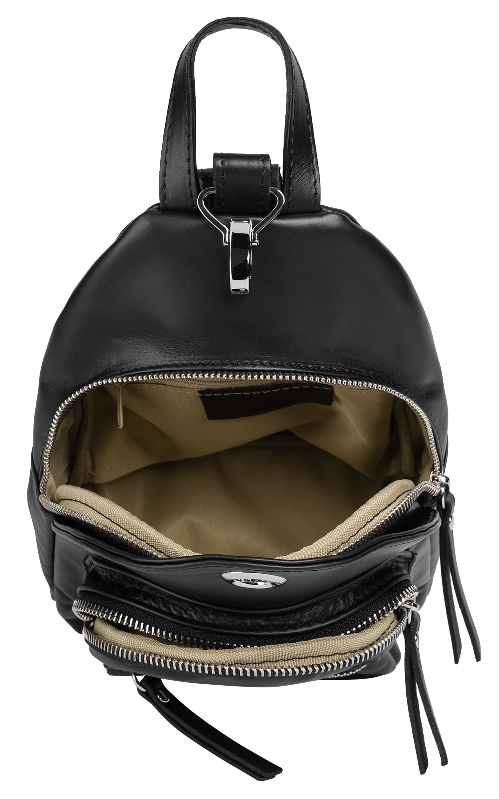 Samantha Look Cityrucksack, echt Leder, Made in Italy