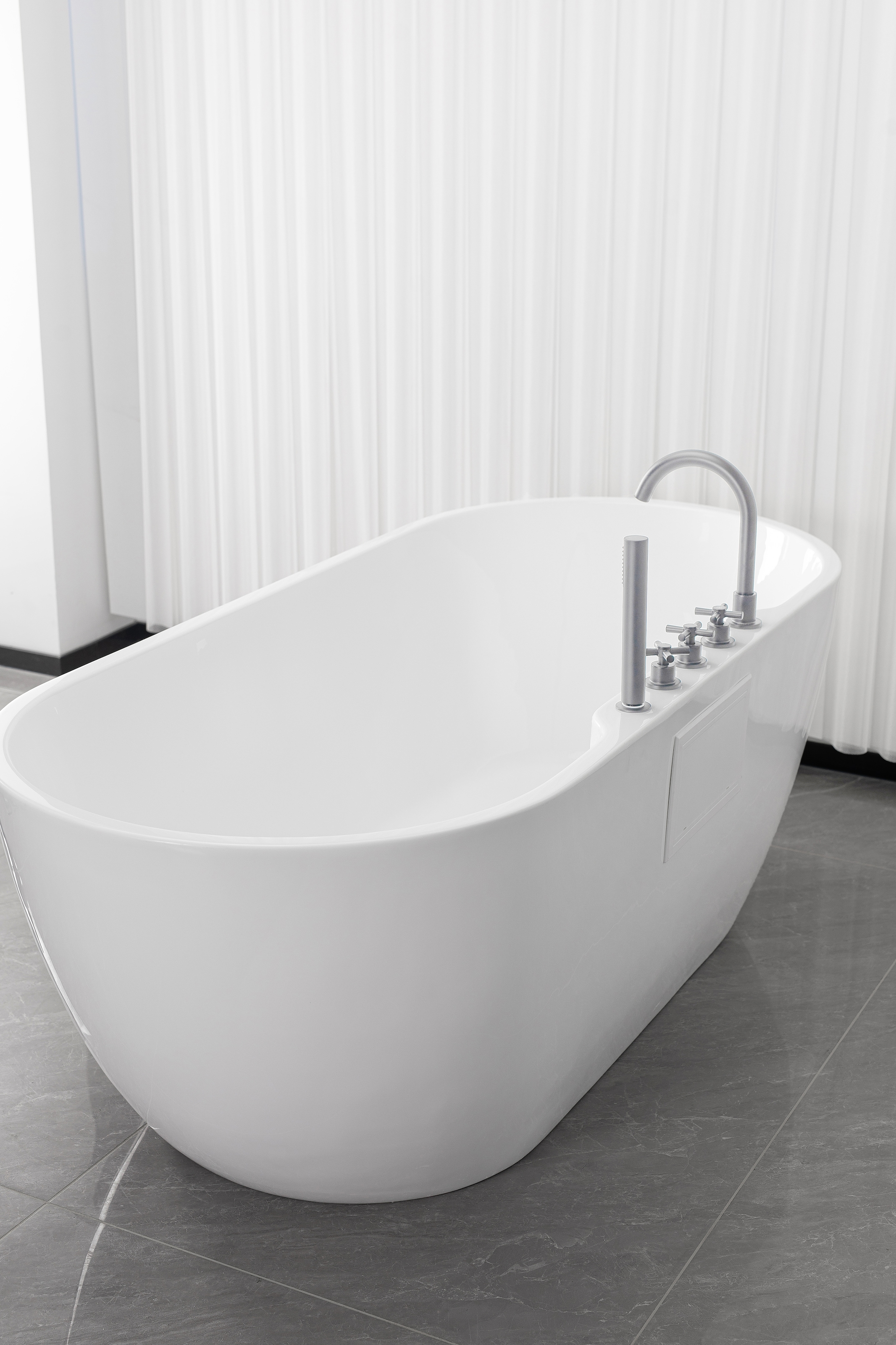 Sanotechnik Badewanne »ARUBA«, 170x75x58 cm, inklusive chromfarbener Armatur