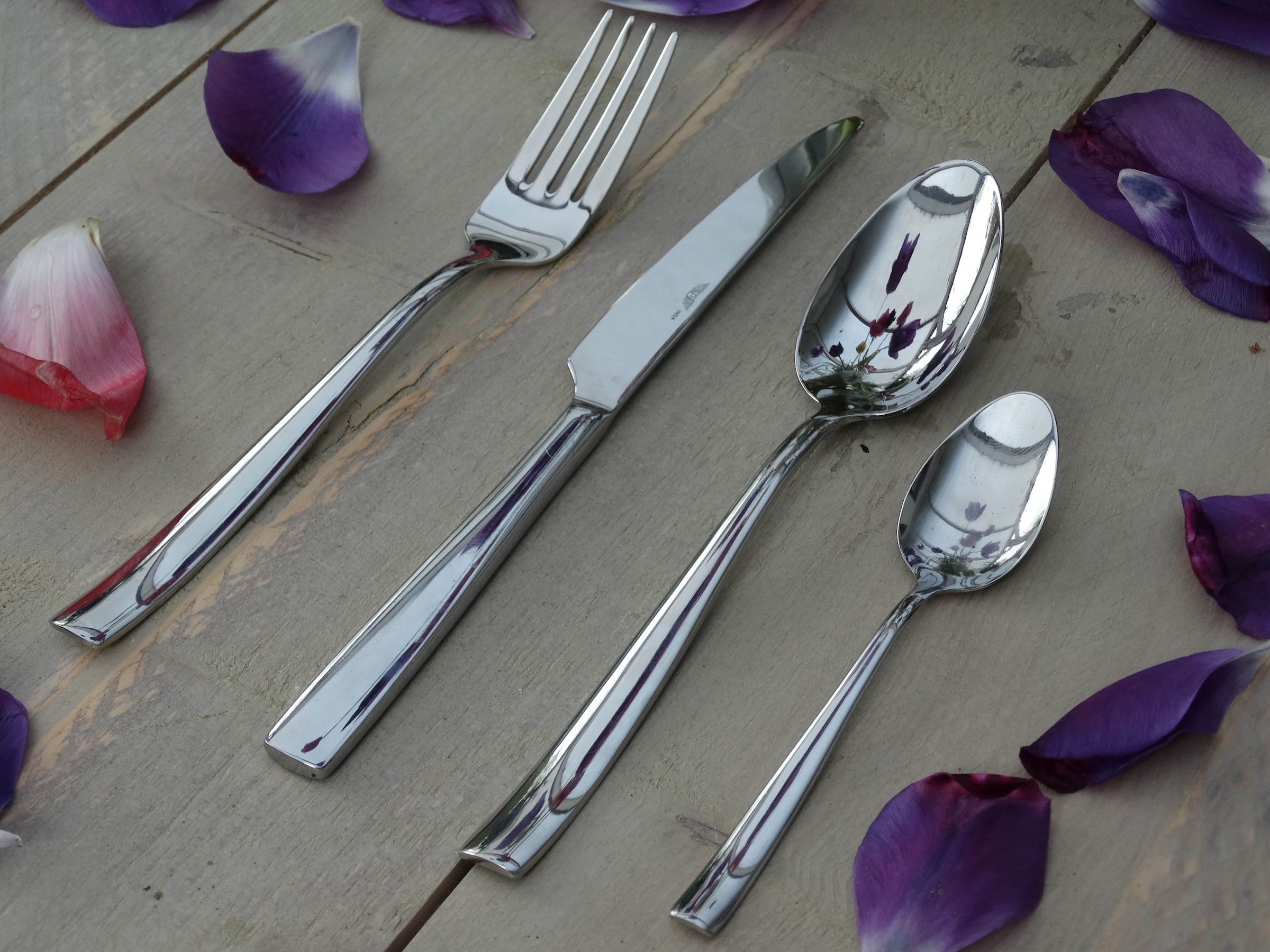 PINTINOX Besteck-Set »VILLA«, (Set, 24 tlg.), in moderner und zeitloser Formgebung