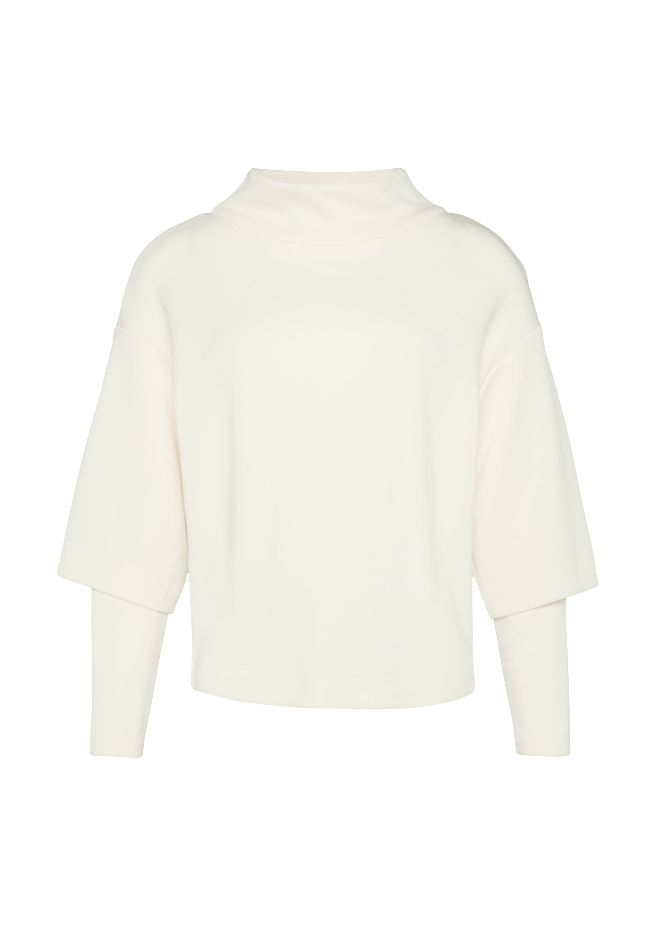 Thumbnail - s.Oliver BLACK LABEL Sweatshirt, mit großem Stehkragen und Doppellayer-Ärmeln