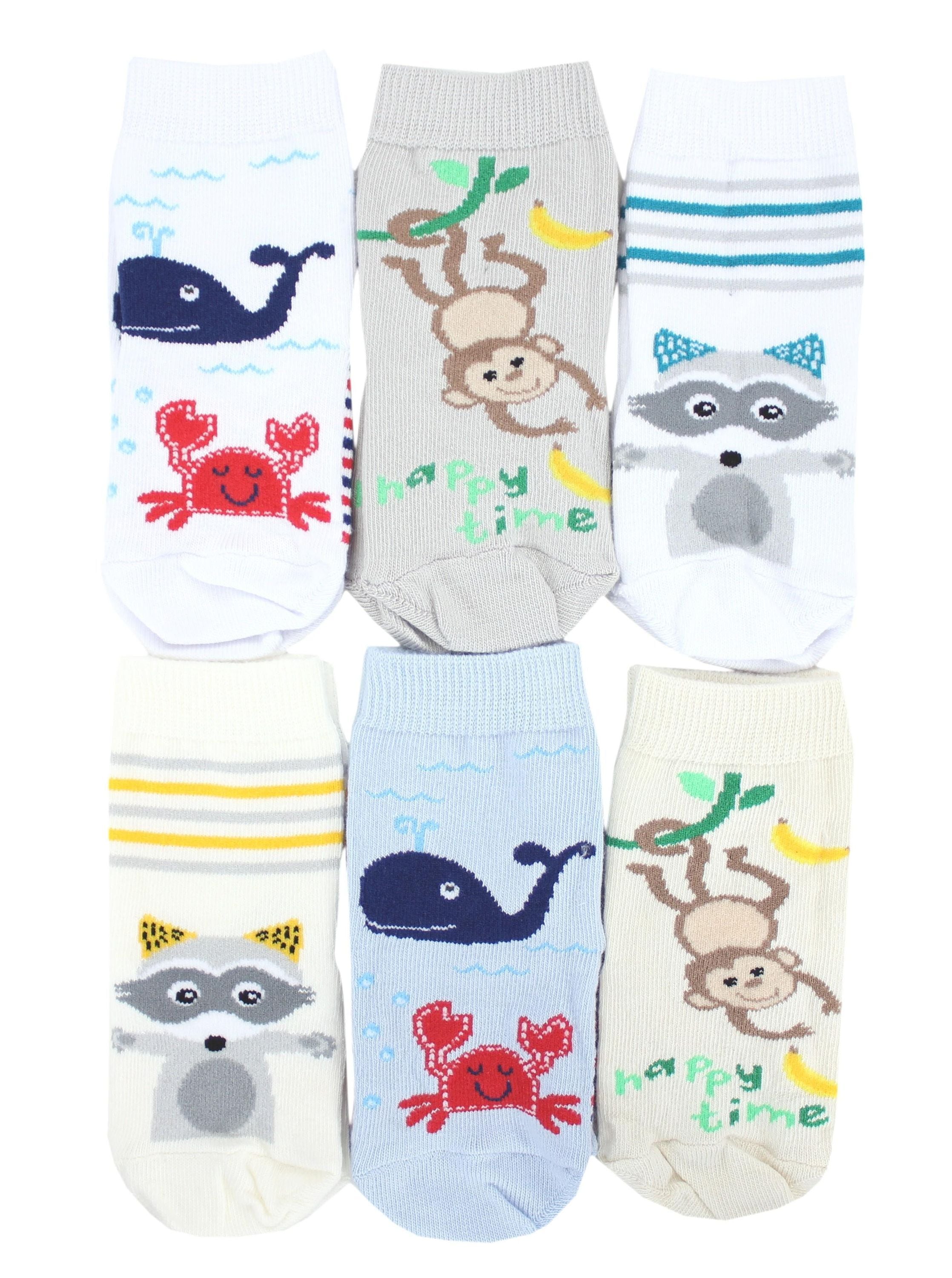 TupTam Kurzsocken "Socken Kinder Socken Mädchen Jungen Bunt Gemustert 6er Pack"