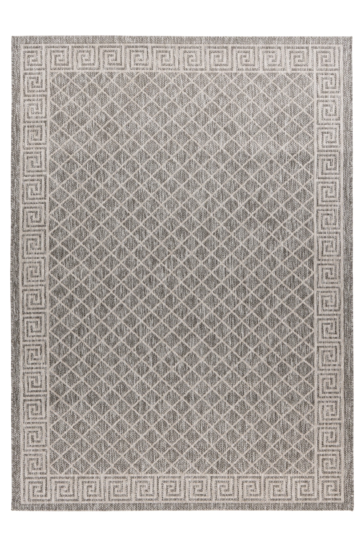 Obsession Teppich »My Tallinn 541«, rechteckig, Flachgewebe, Rauten Muster, mit Bordüre, In- und Outdoor geeignet
