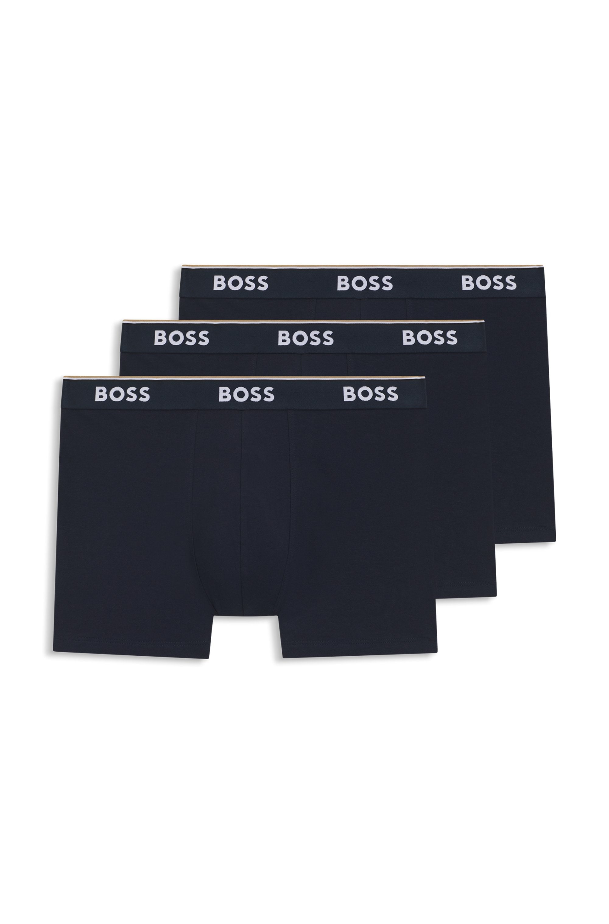 BOSS Langer Boxer "Brief 3 PACK", mit farblich passendem Webbund günstig online kaufen