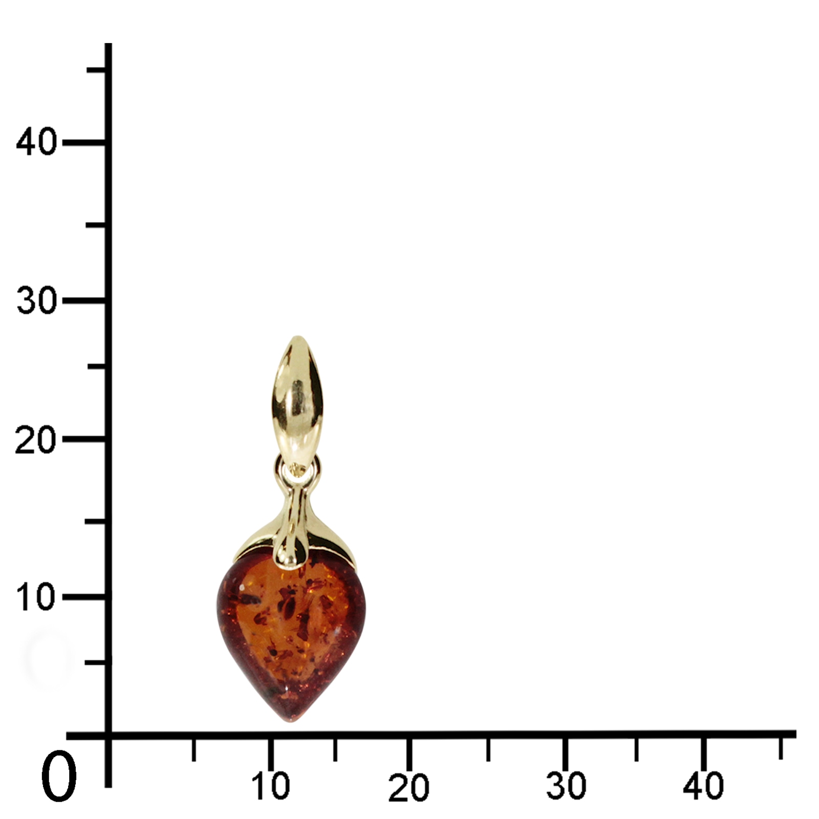 OSTSEE-SCHMUCK Kettenanhänger »- Lene - Gold 375/000 - Bernstein«