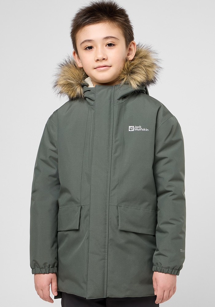 Outdoorjacke »COSY BEAR JACKET K«, mit Kapuze