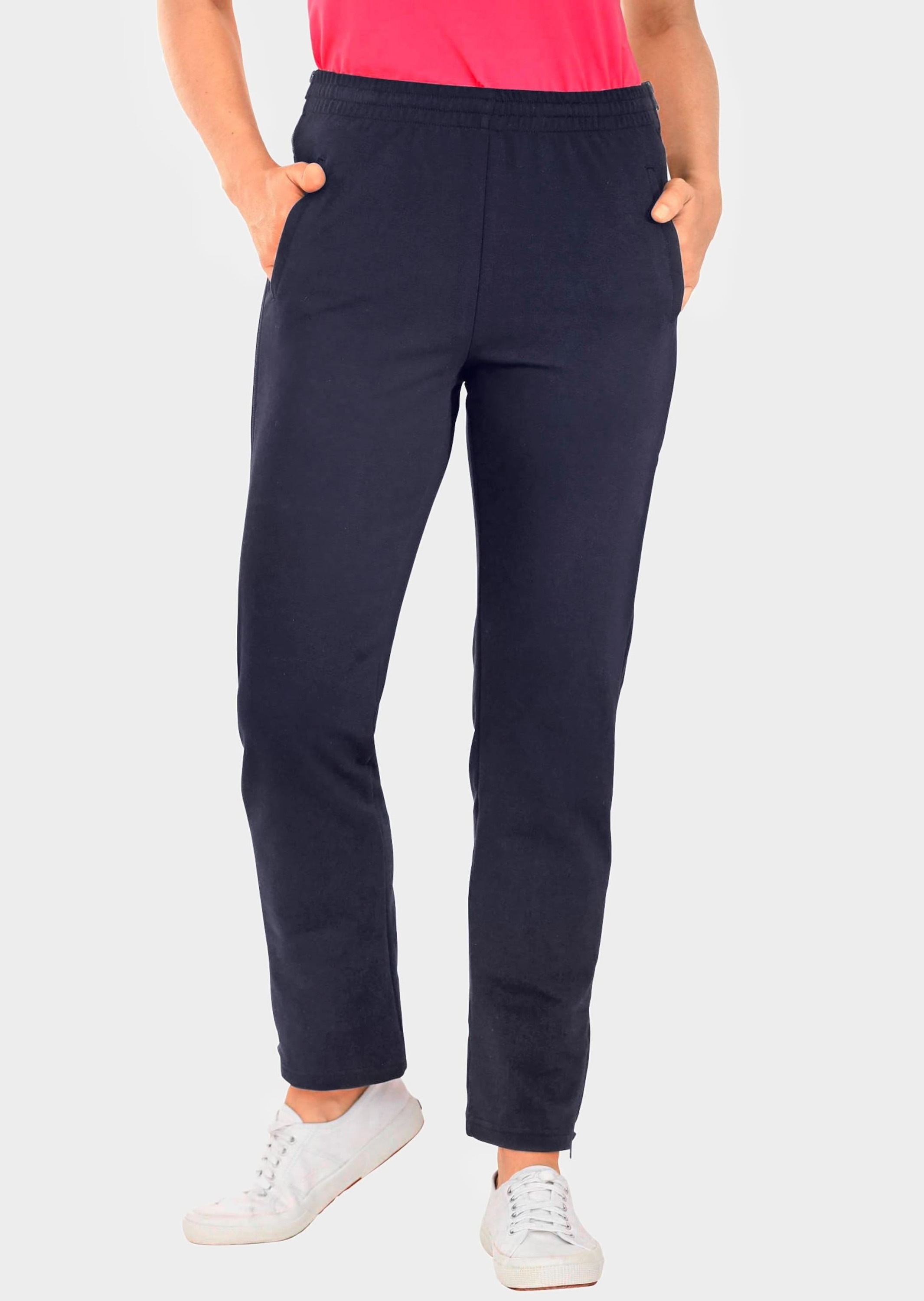 GOLDNER Stoffhose "Kurzgröße Freizeithose mit Reißverschluss" günstig online kaufen