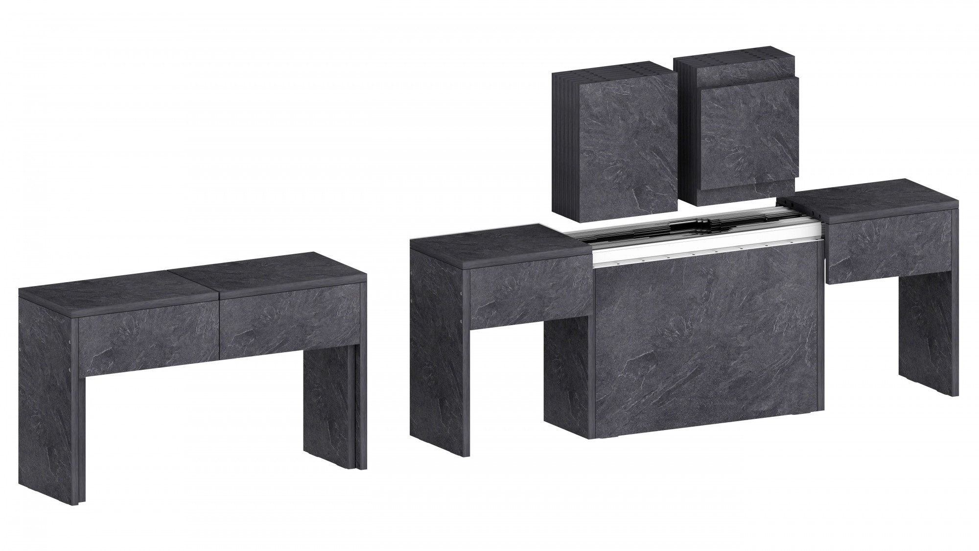 INOSIGN Sitzgruppe "Praktika" Spar-Set, Set beinhaltet 2 Bänke, 2 tlg. Je B günstig online kaufen